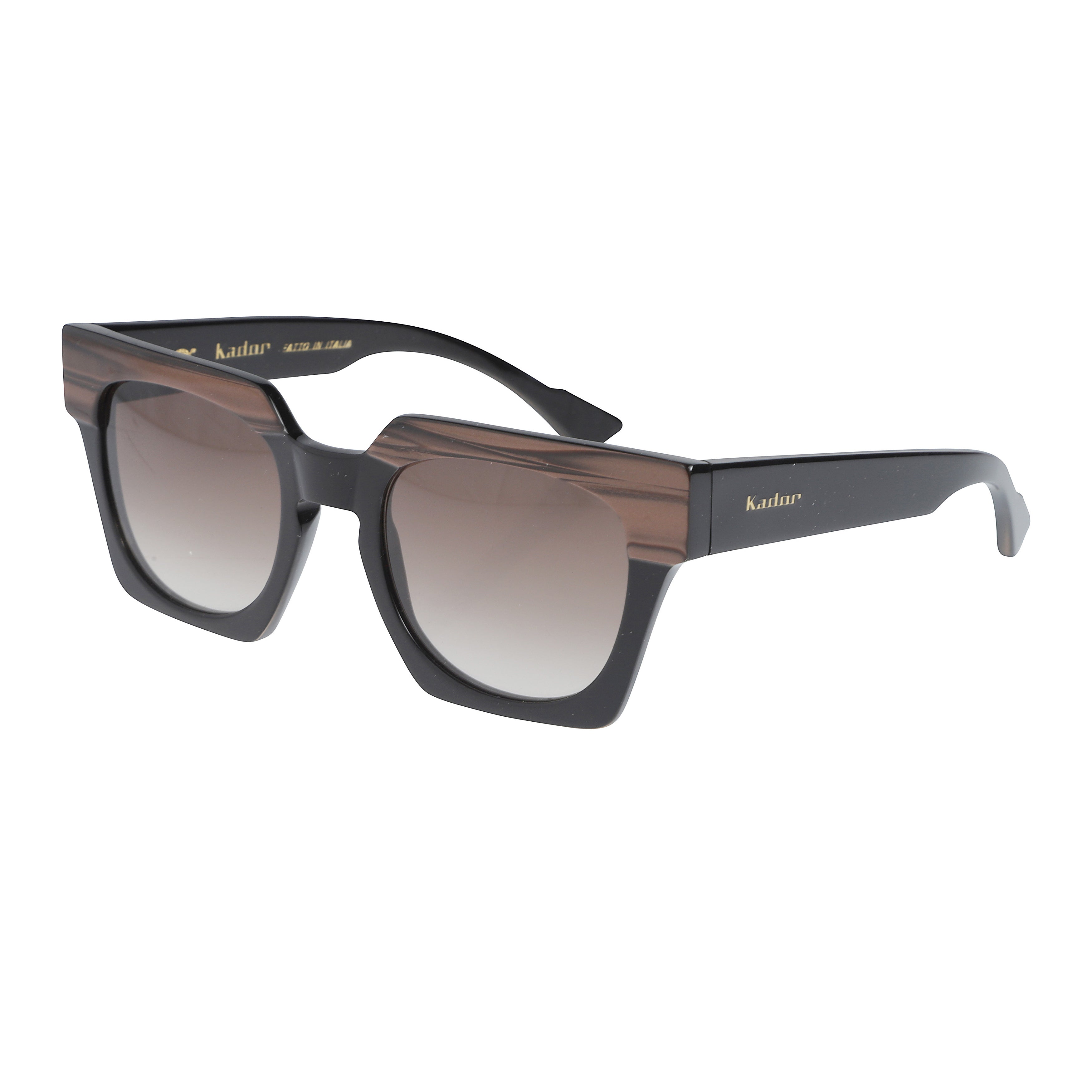 Portofino/N Bold Two-Tone Oversized Square Frame Sunglasses