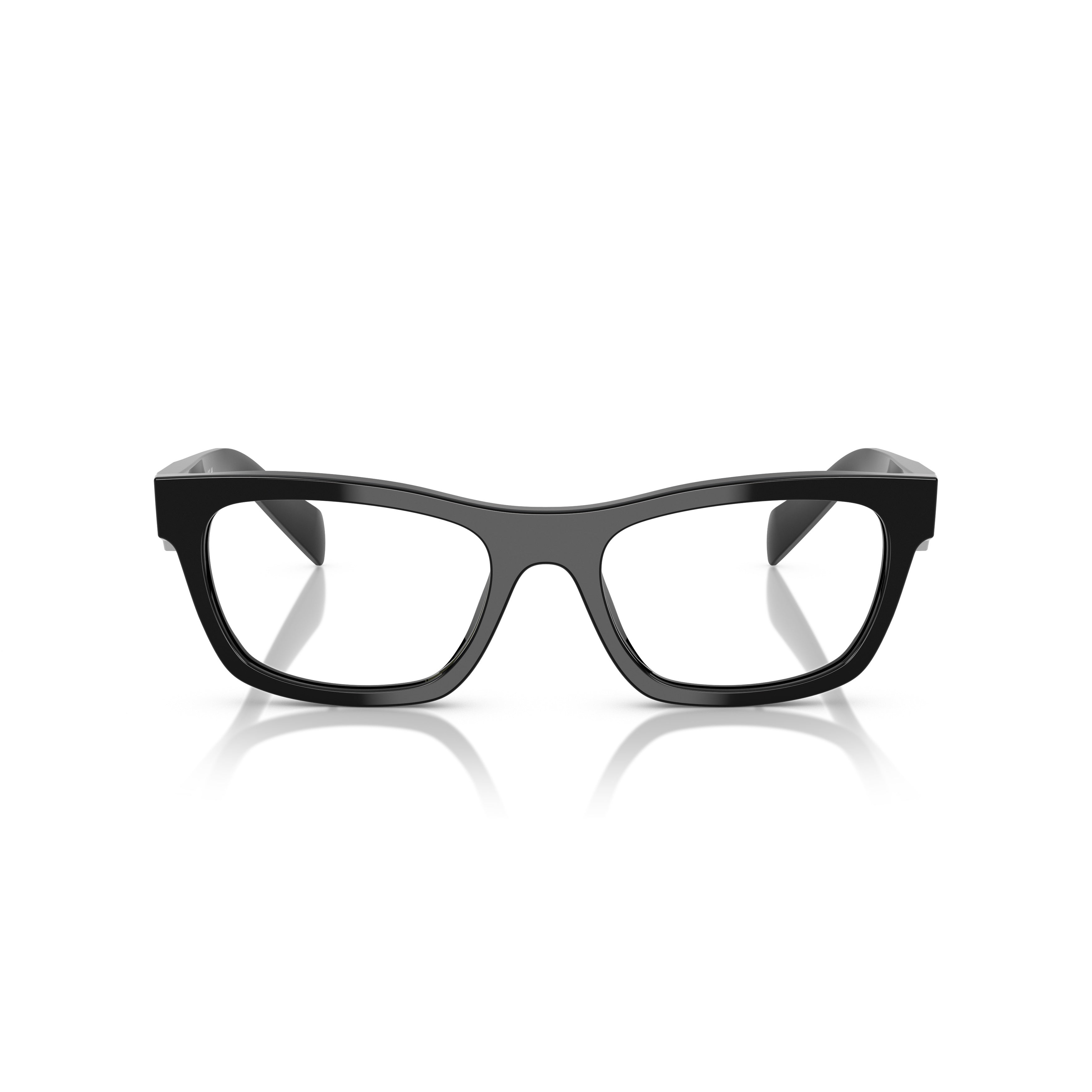 0pr B01v Rectangular Black Acetate Eyeglasses