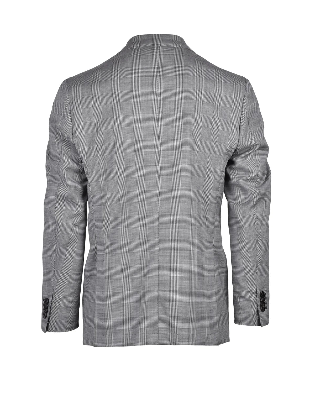 Grey Virgin Wool Polyester Elastane Men Suit
