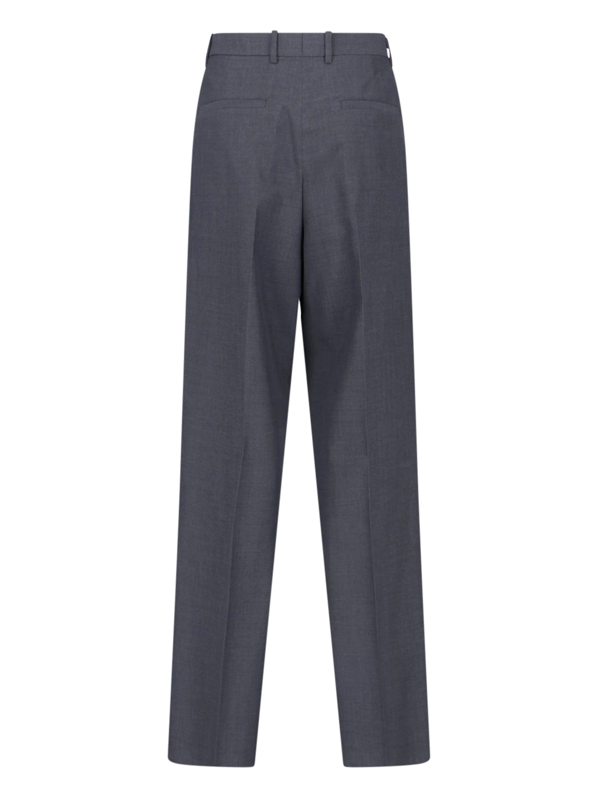 Tailored Wool Trousers – Grey