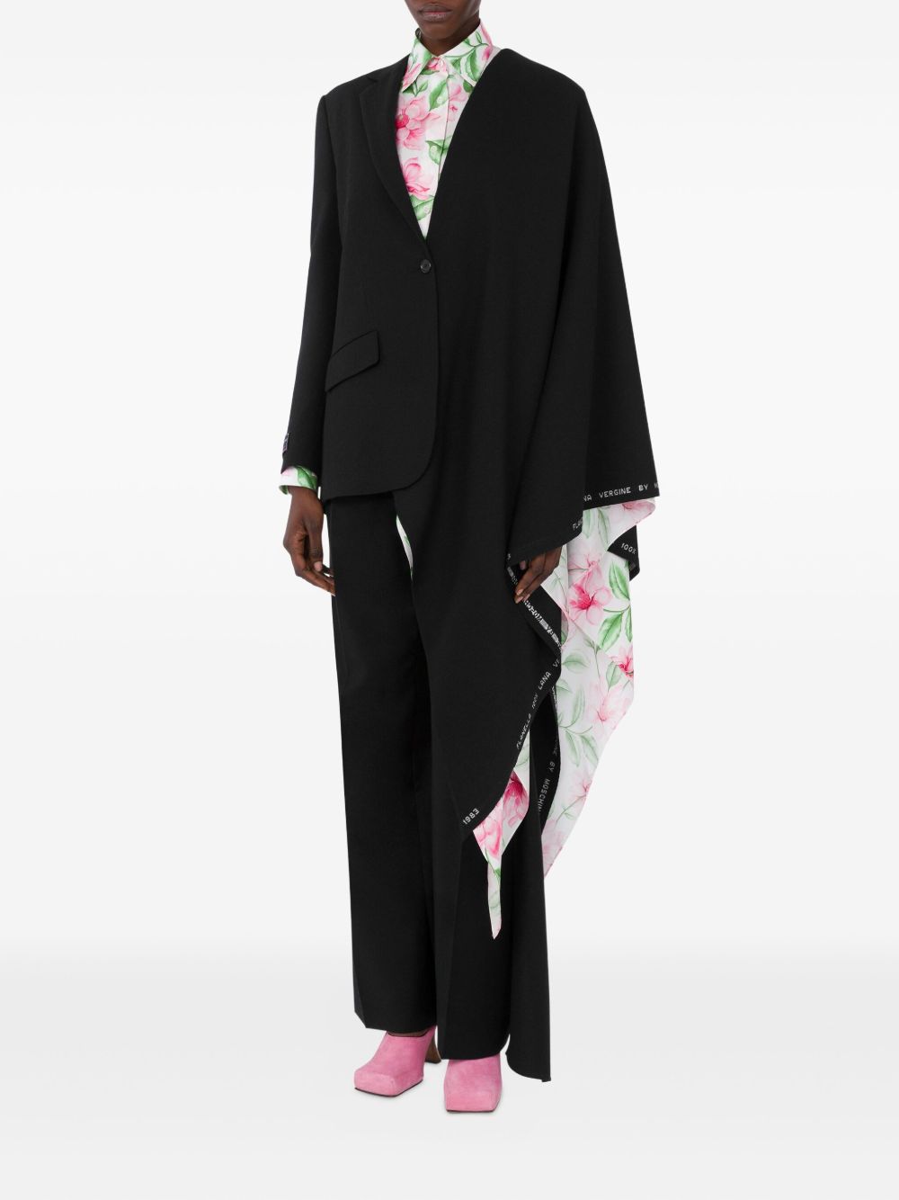 Asymmetric Drape Jacket