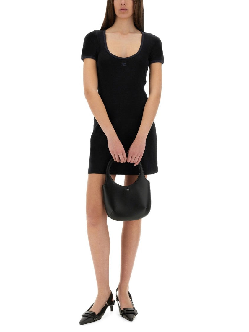 "Holistic Contrast" Mini Dress