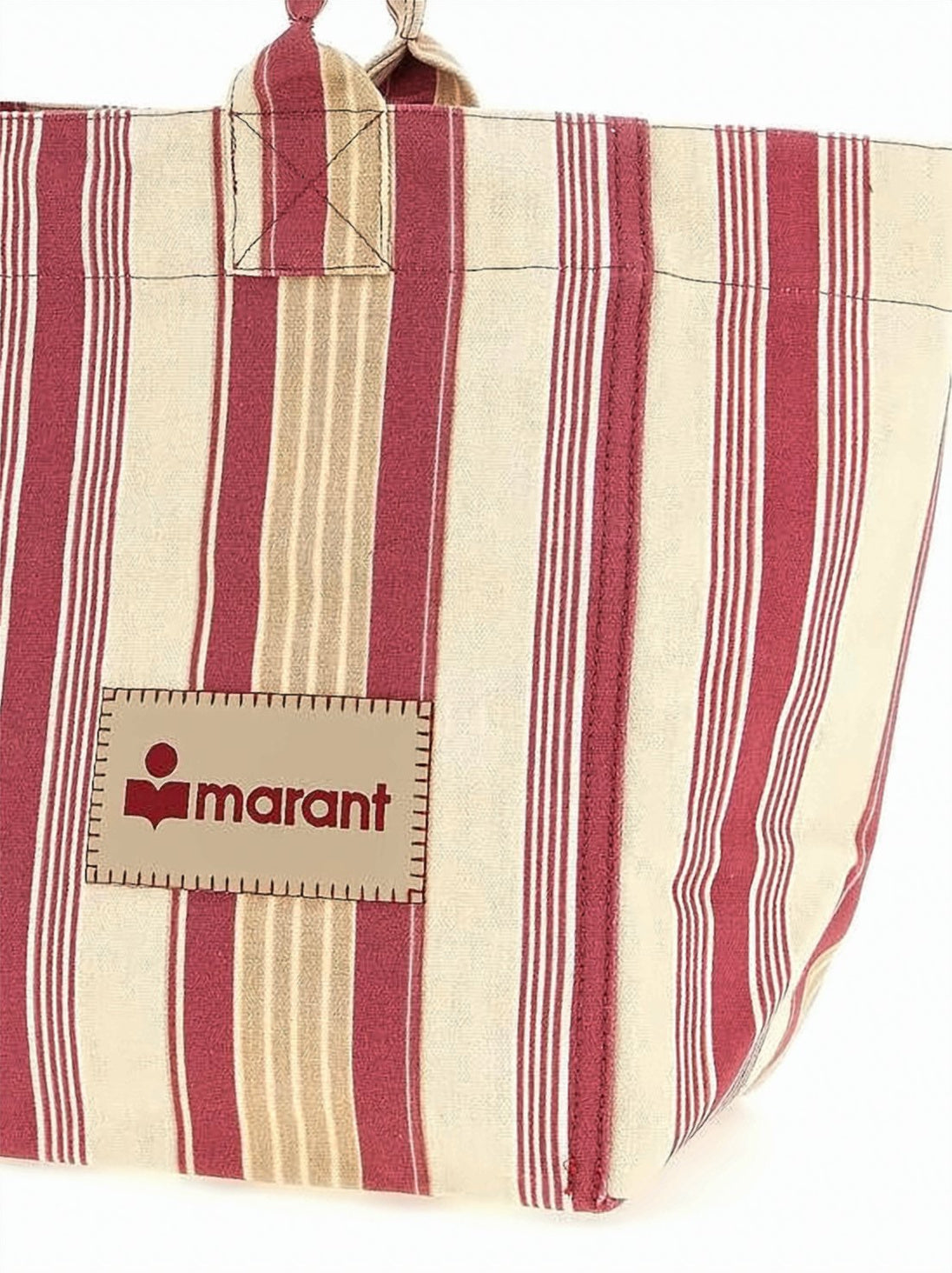 Medium-sized Shoulder Bag with Striped Design