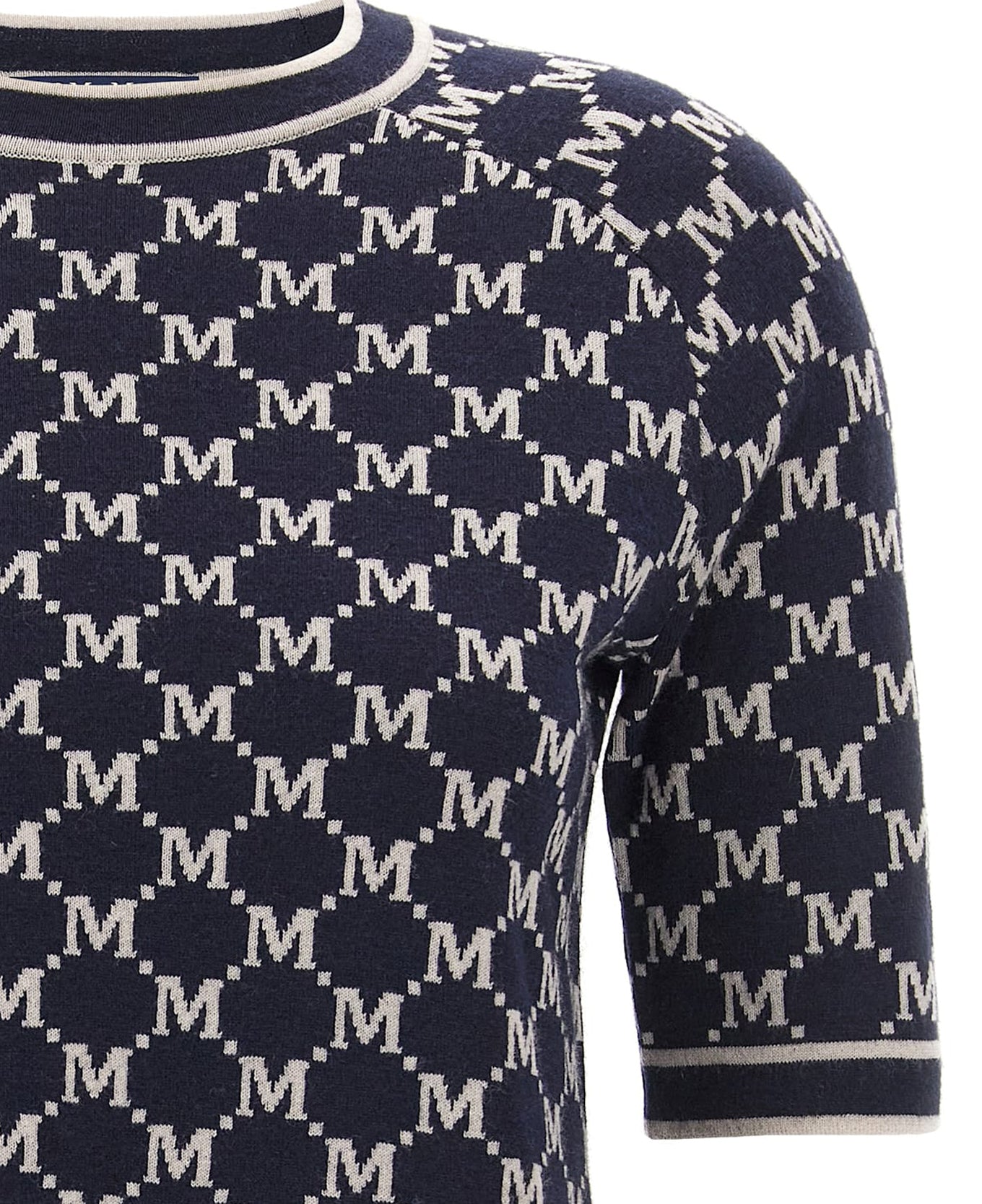 Short-Sleeved Knit Top