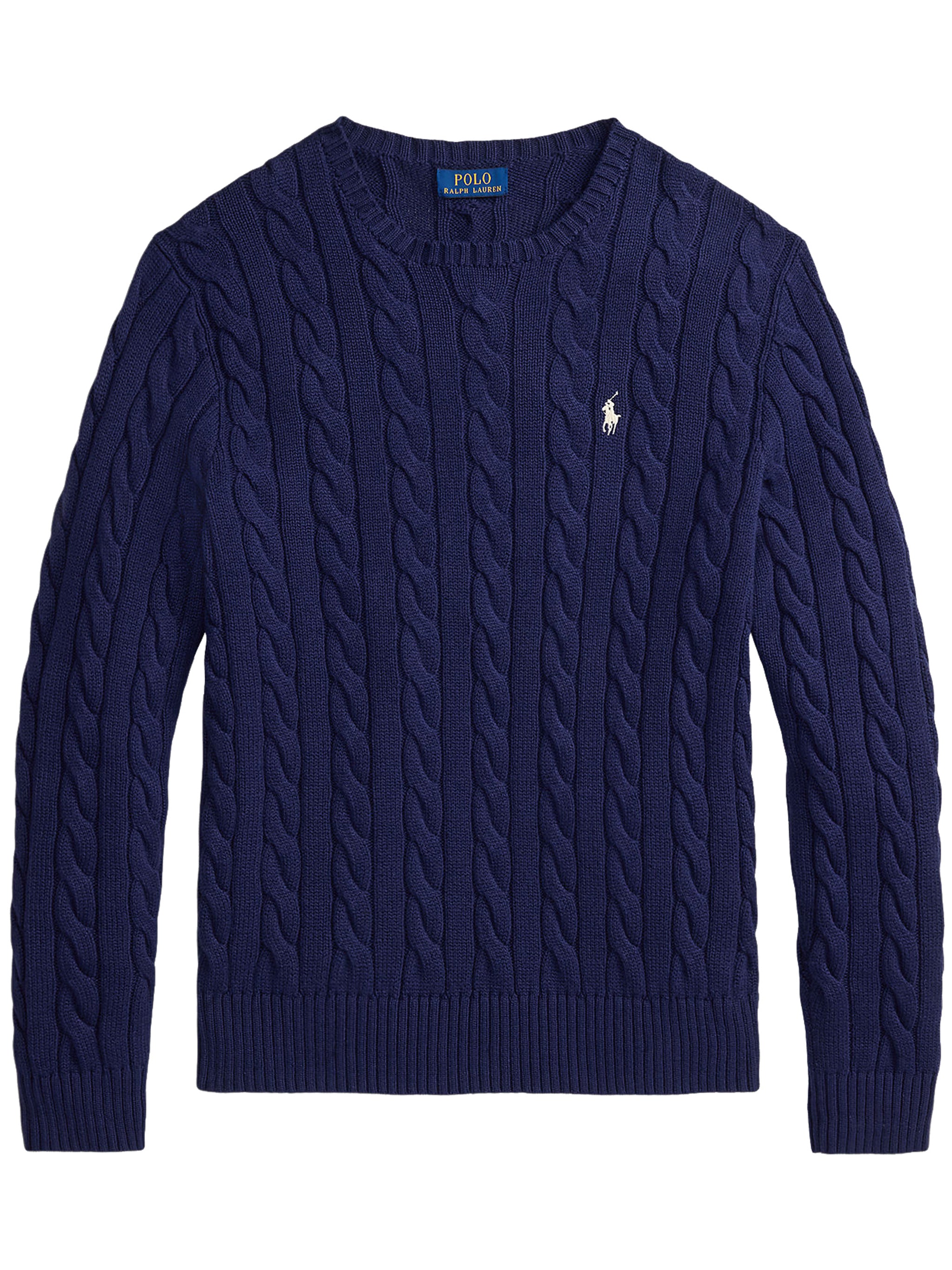 Cable-Knit Cotton Sweater