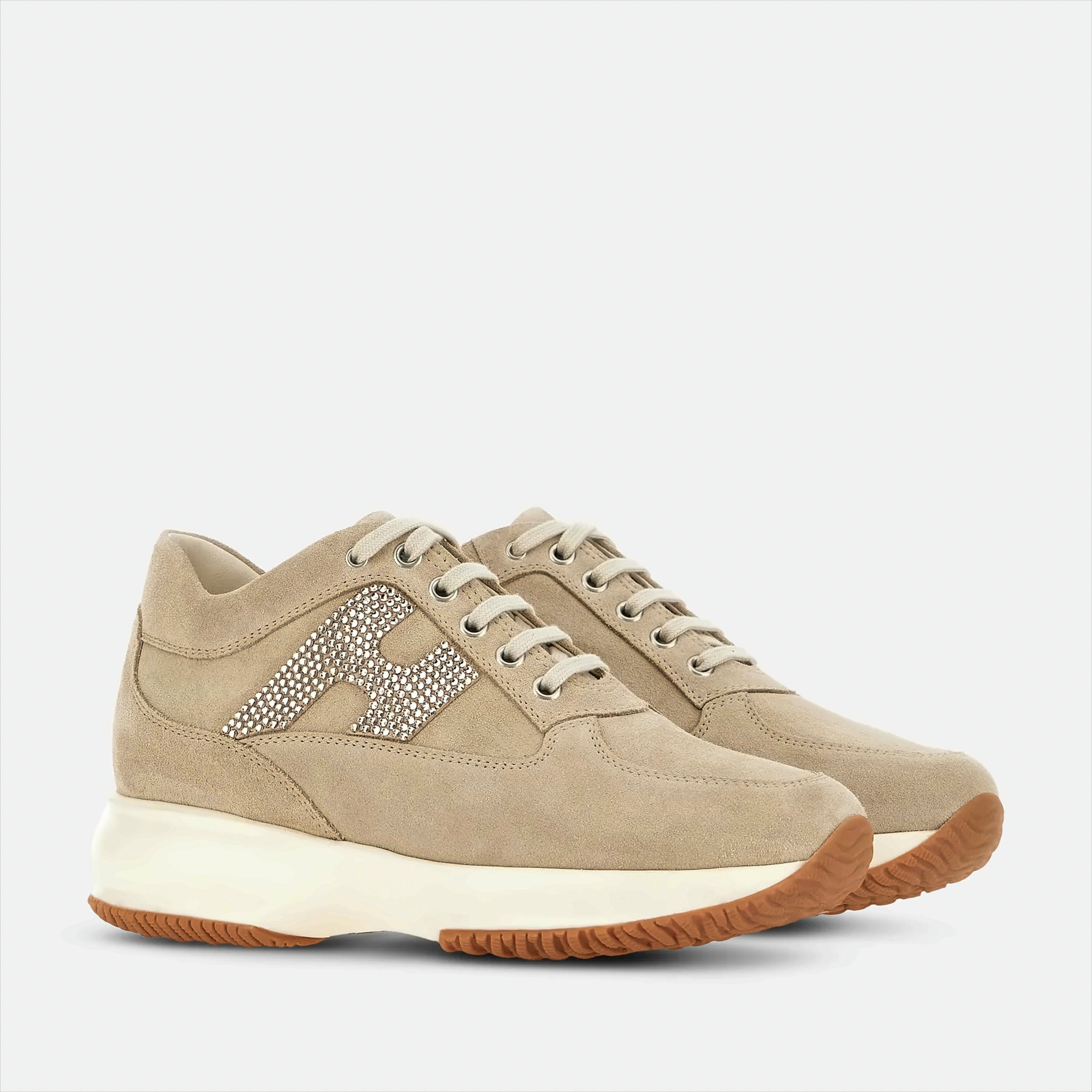 Interaktywne sneakersy H Strass z ozdobnymi detalami