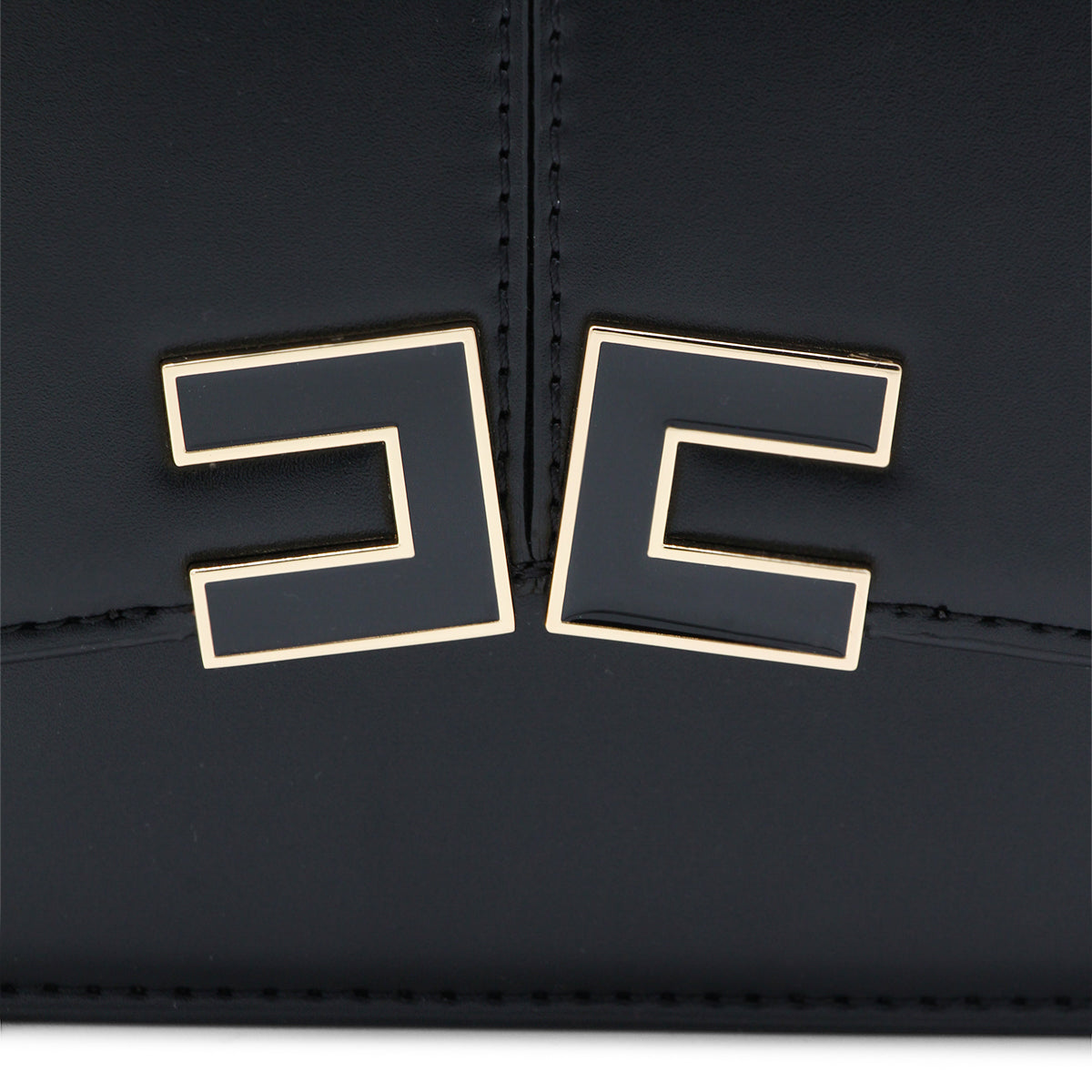 Structured Black Handbag