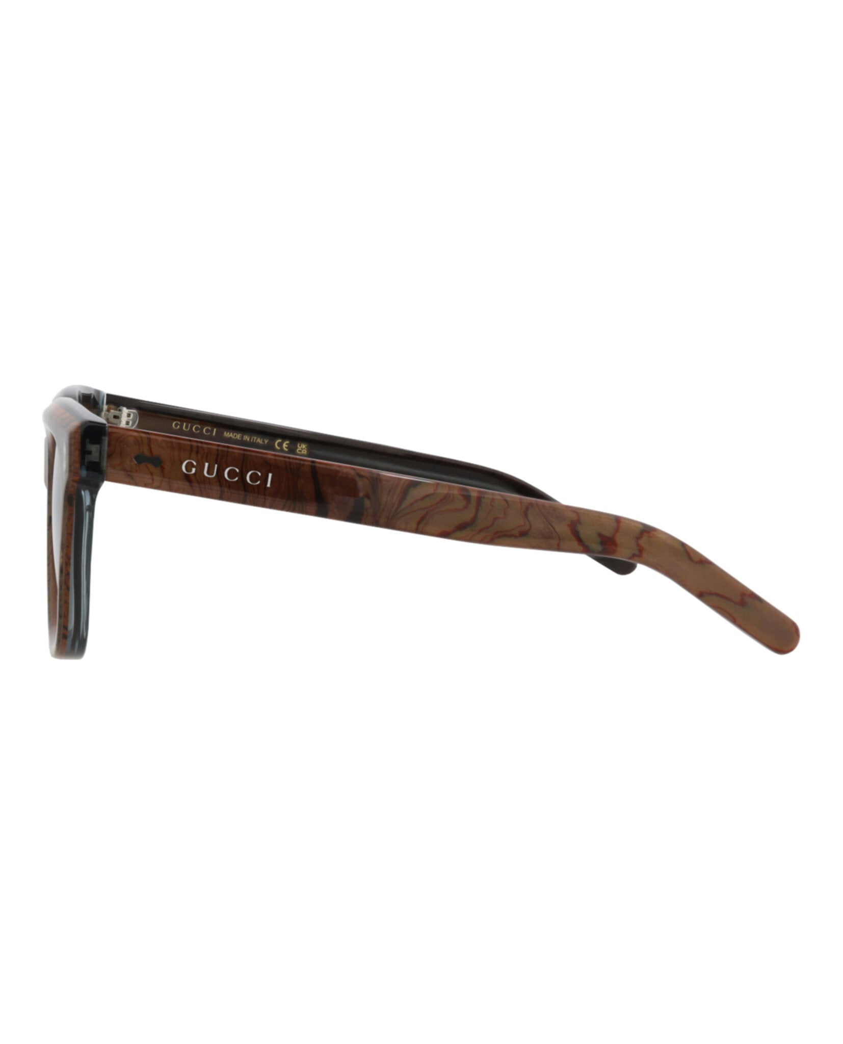 Square-Frame Recycled Acetate Sunglasses