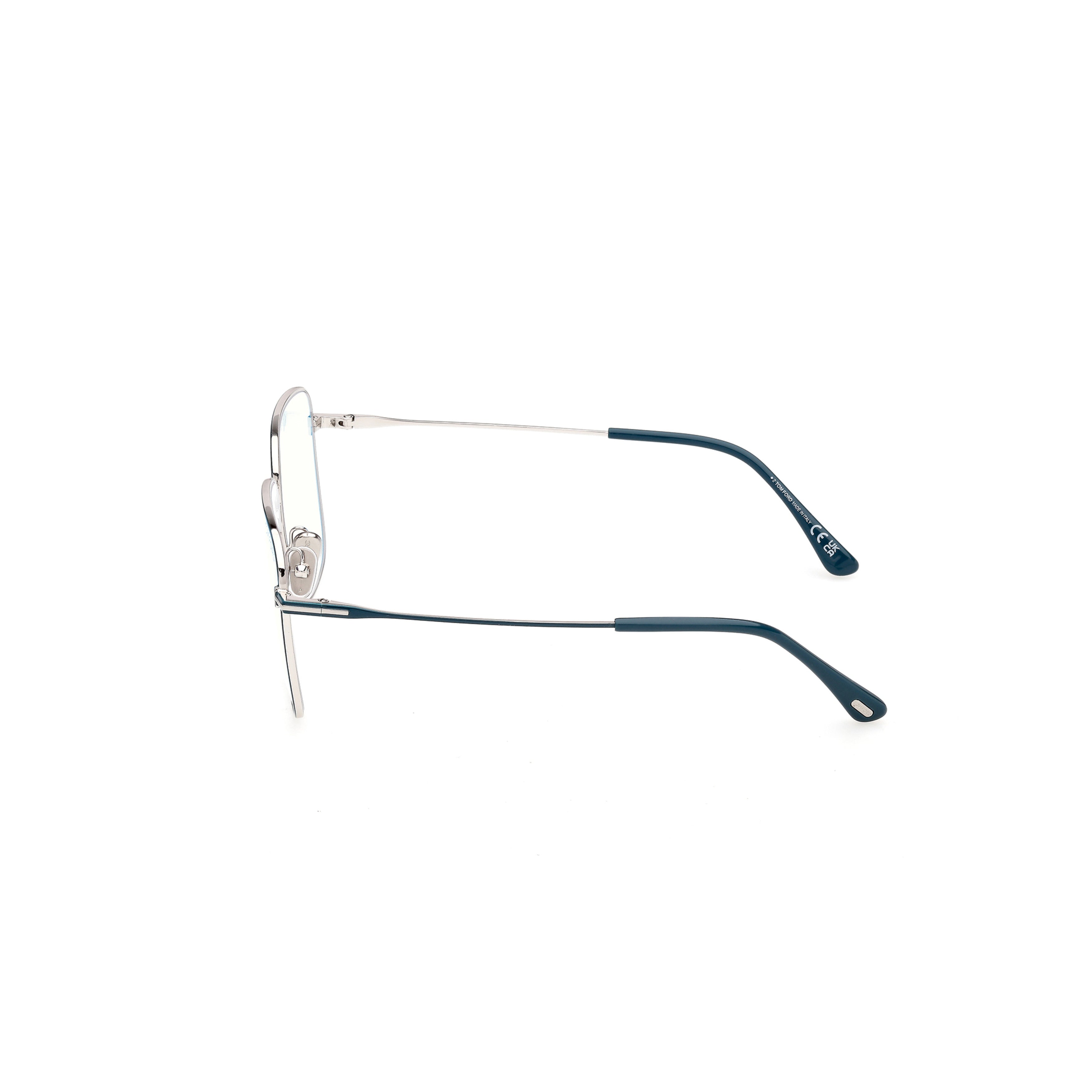 Ft6136-B Silver-toned Metal Eyeglasses