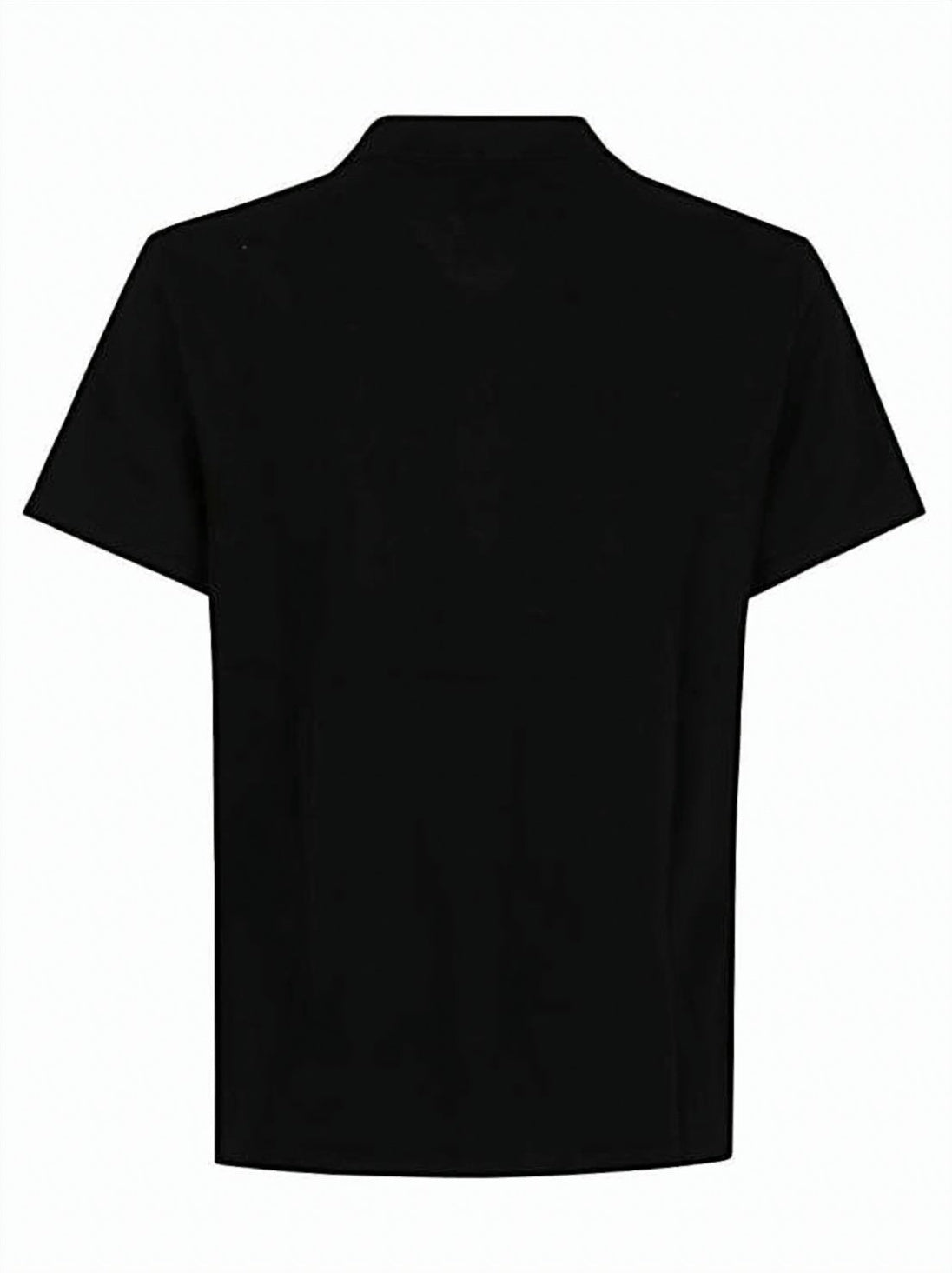 Short-Sleeved Button-Up Cardigan with Classic Polo Collar