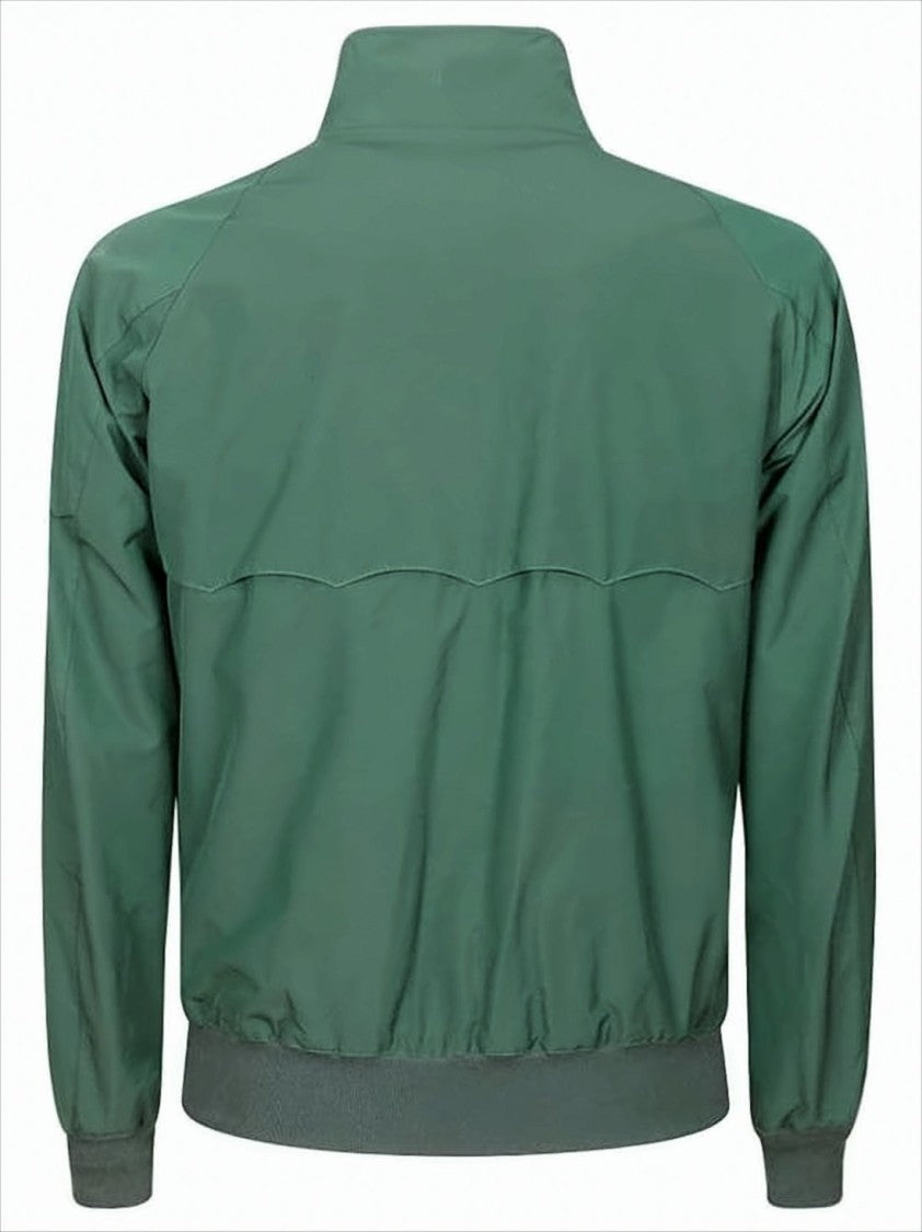 Classic Bomber Jacket with Zip Closure