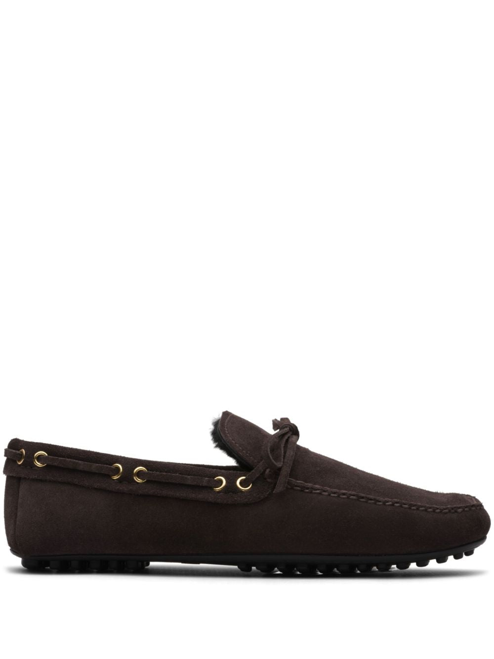 Rich Suede Loafers with Moccasin Design