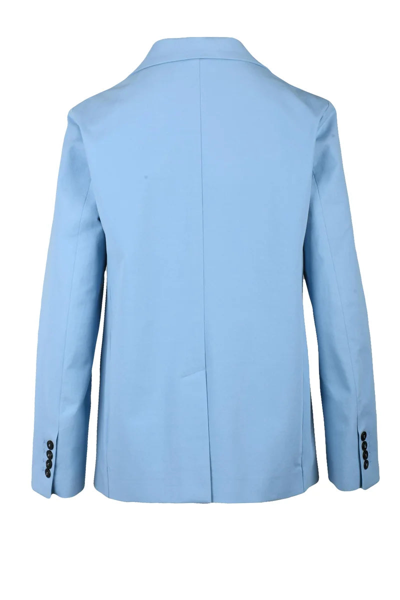 Double-Breasted Jacket - Light Blue