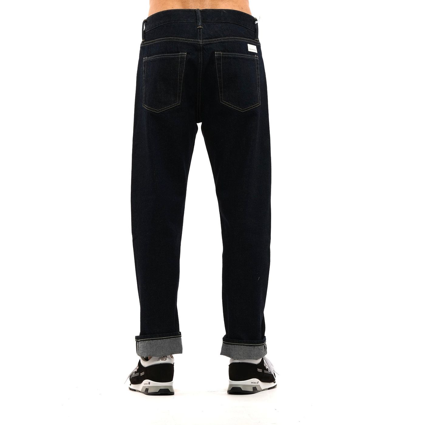 Navy Nathan Raw Jeans