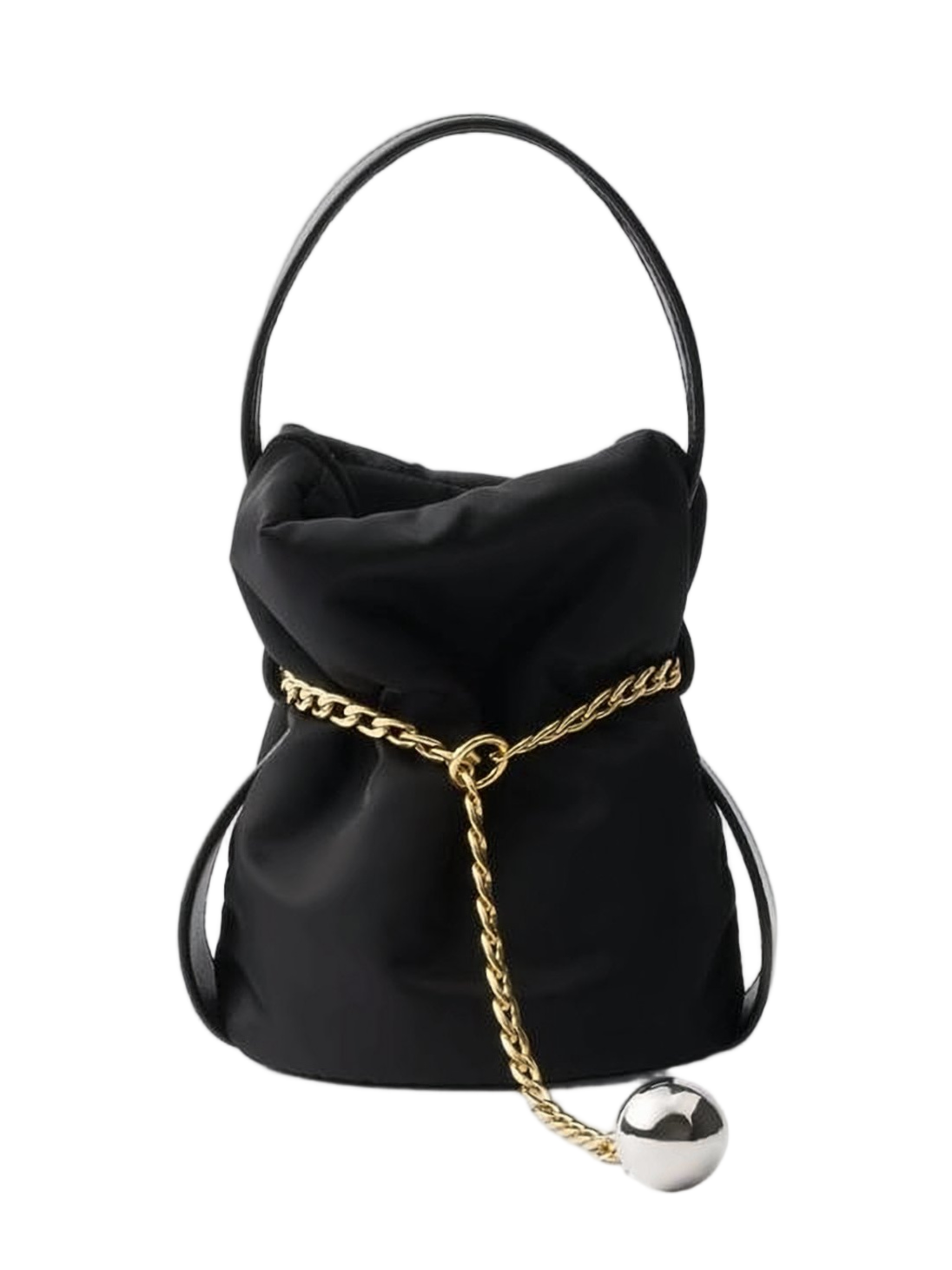 Slouchy Black Tote Bag
