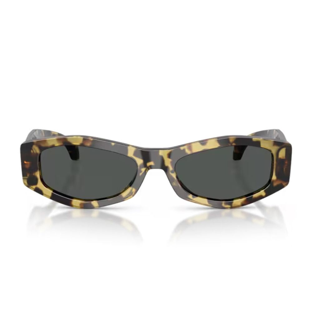 0Ve4487U Signature Three-Dimensional Geometric Havana Sunglasses