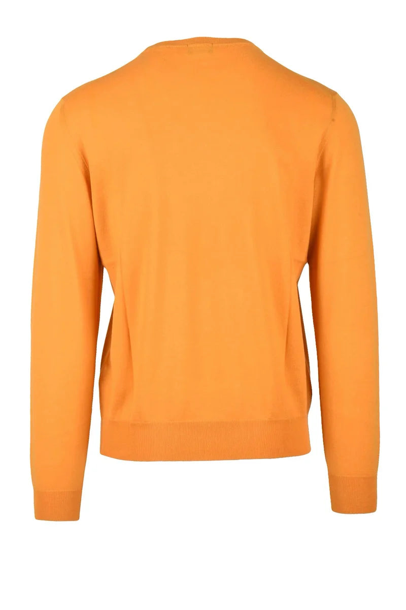 Crew Neck Sweater Cashmere - Yellow