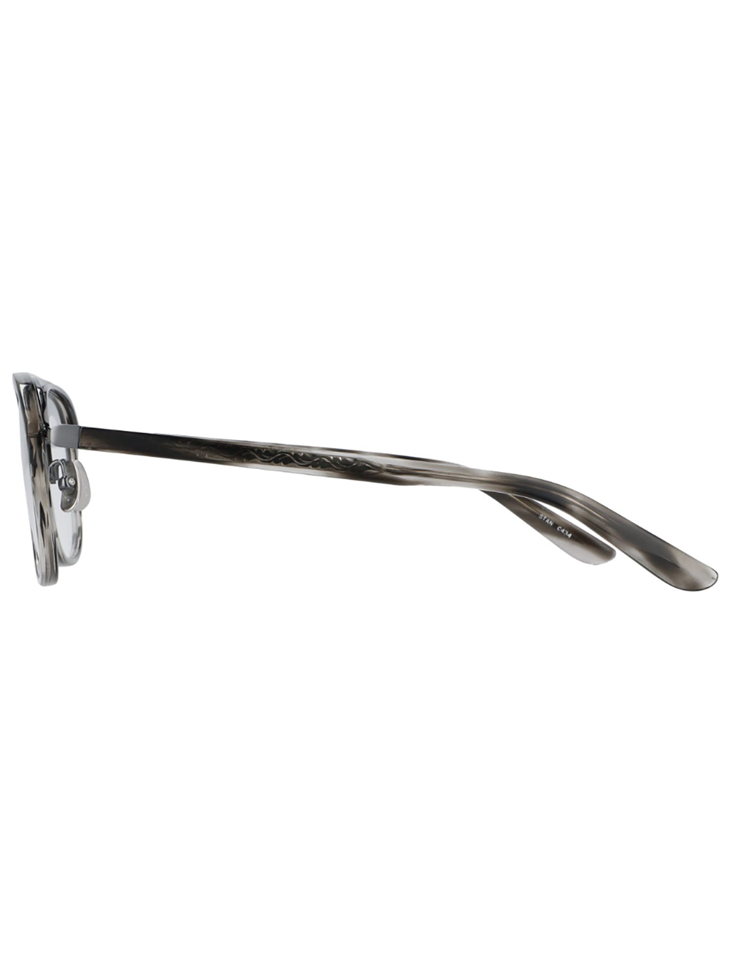 Contemporary Grey Acetate Optical Frames with Oversized Rectangular Design