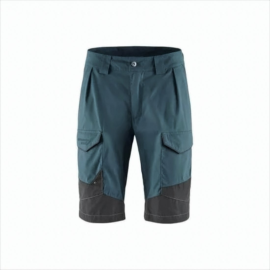 Two-Tone Utility Shorts With Reinforced Panels