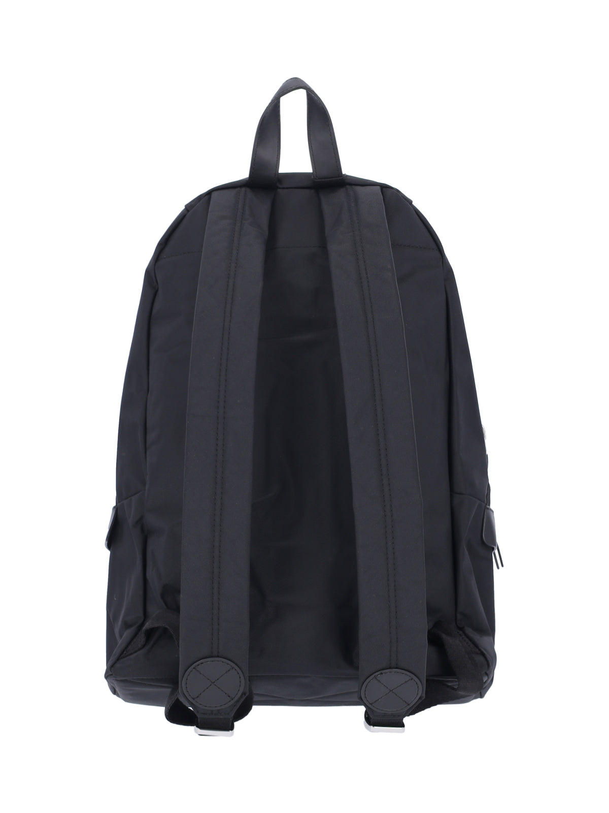 Black The Biker Nylon Backpack