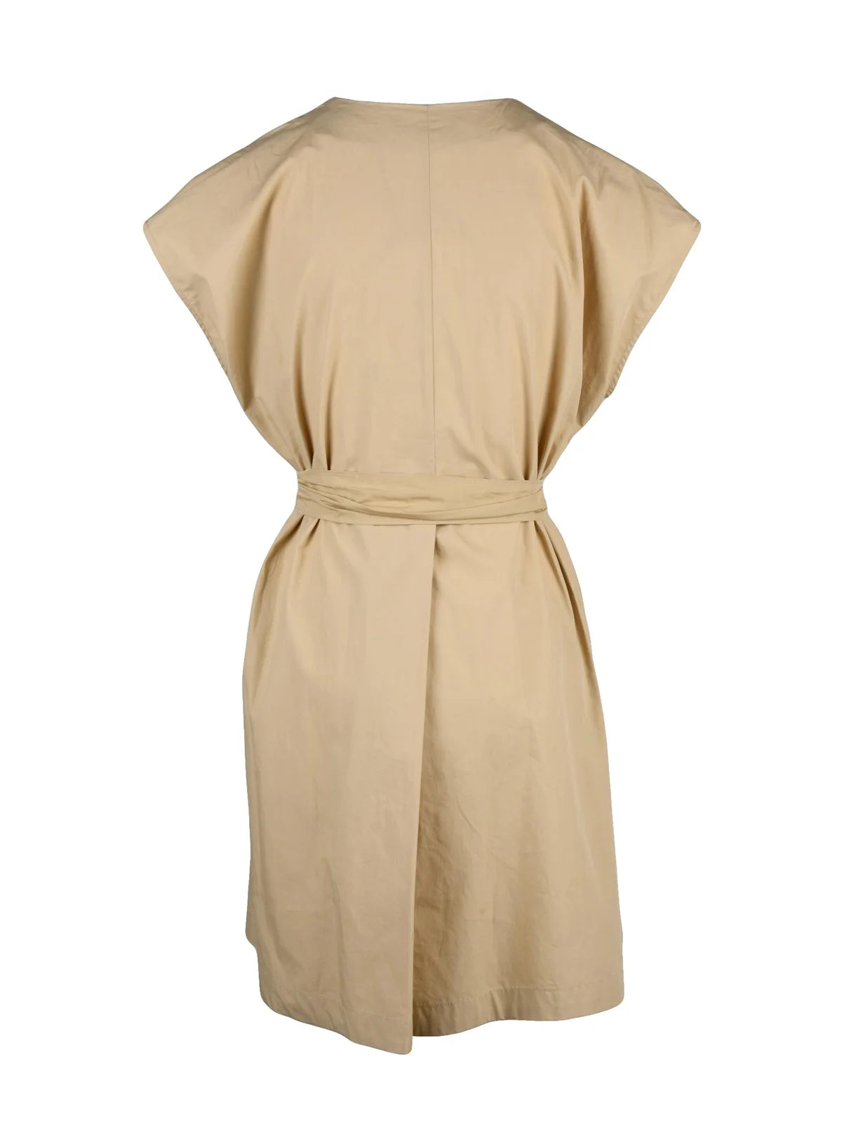 Beige Mitico Cotton Tunic Dress