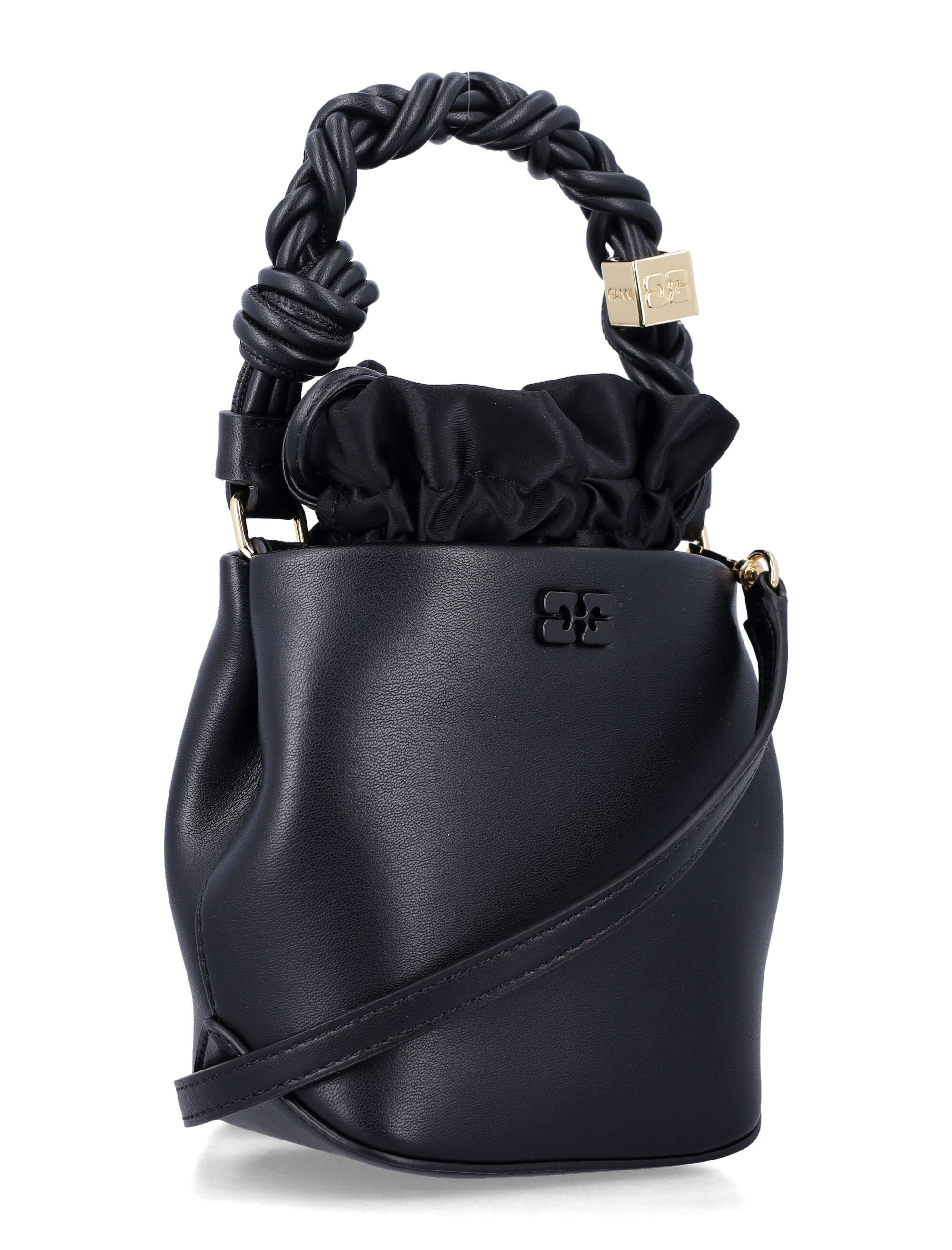 Black Mini Bou Bucket Bag
