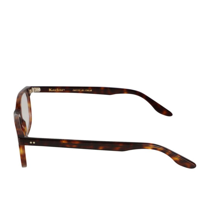 Karso Tortoiseshell Rectangular Frame Eyeglasses with Metallic Accents