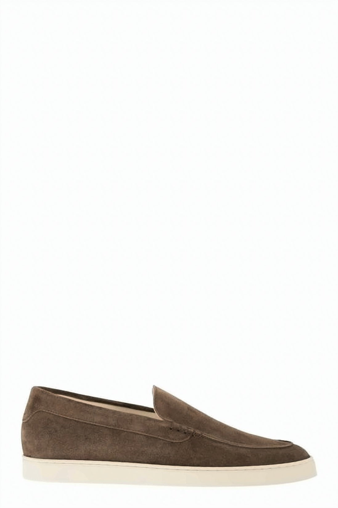 Chevron Pattern Suede Slip-On Sneakers