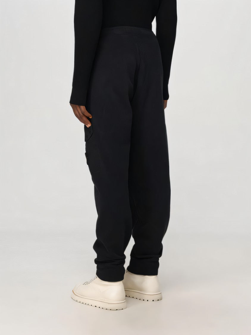 Jogger Pants With Elastic Waistband And Cuffs