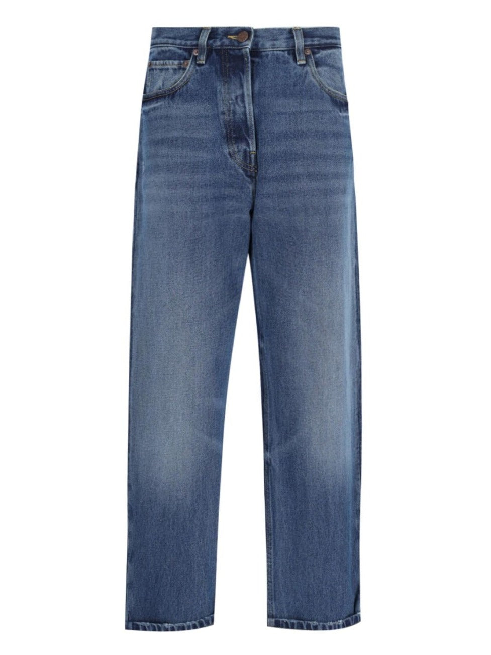Wide-Leg Jeans – Light Blue