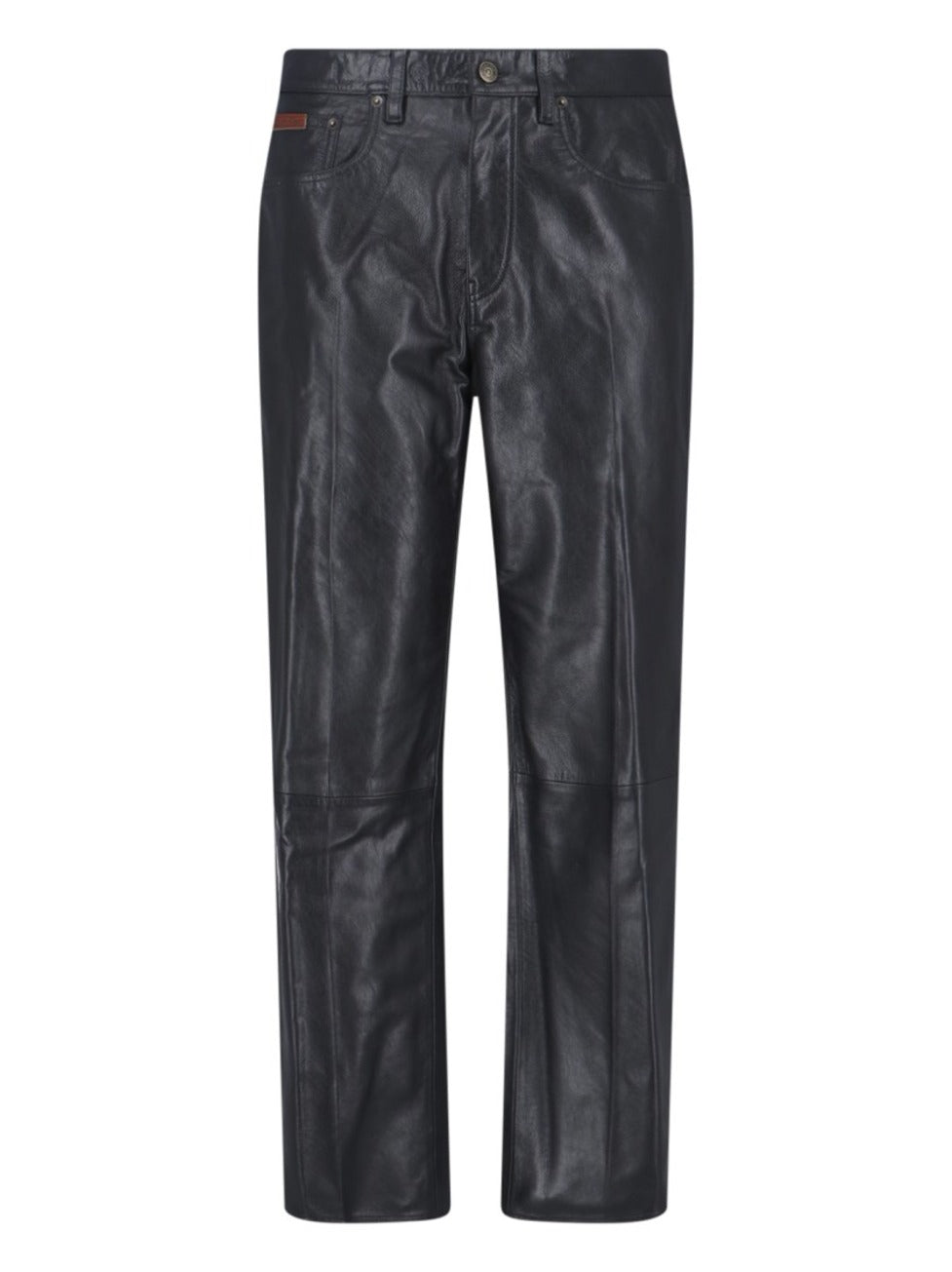 Goat Leather Pants – Black