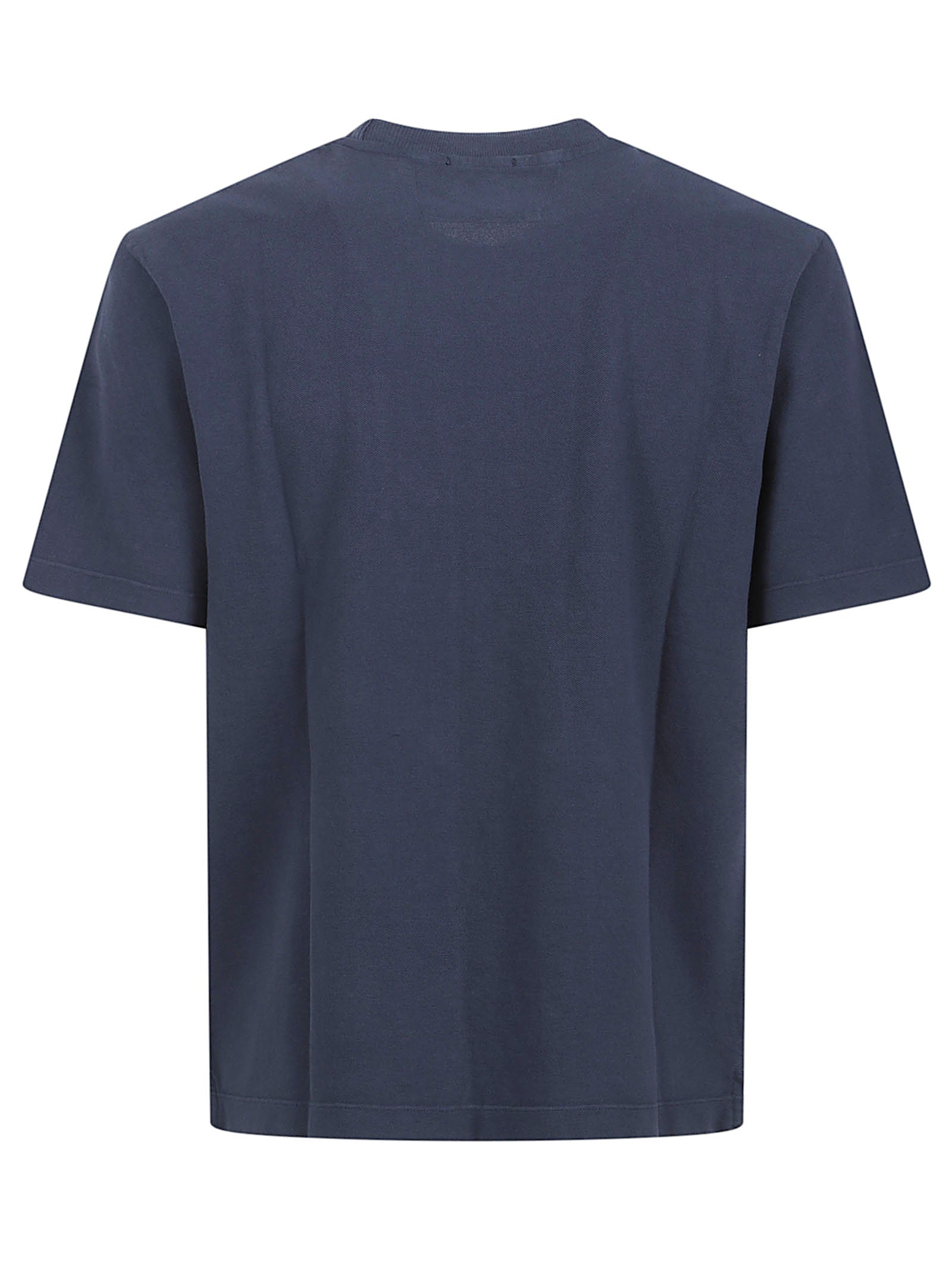Crew Neck Short-Sleeve T-Shirt with Minimalist Design