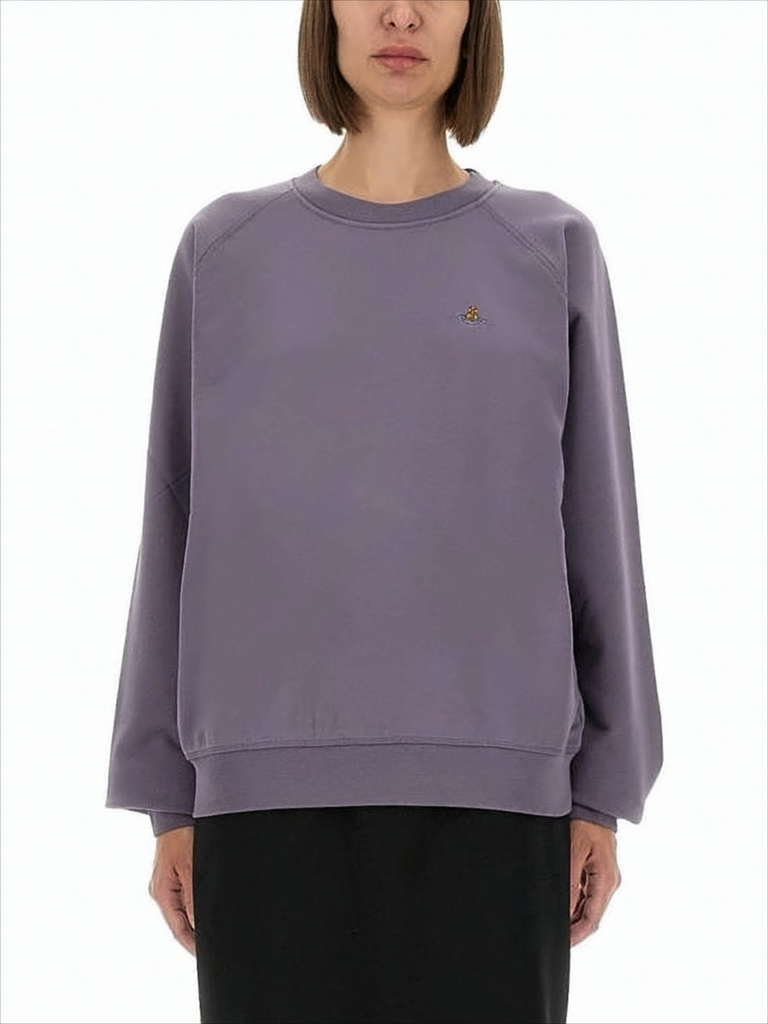 Relaxed Fit Long-Sleeve T-Shirt with Embroidered Logo