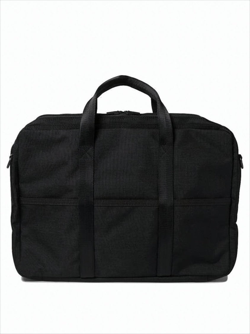 Rectangular Nylon Tote Bag With Versatile Carrying Options