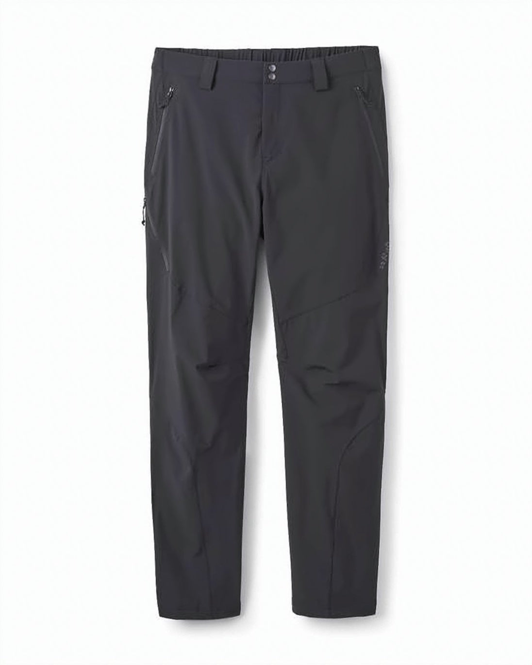 Straight-Leg Pants With Zippered Pockets And Seam Detailing