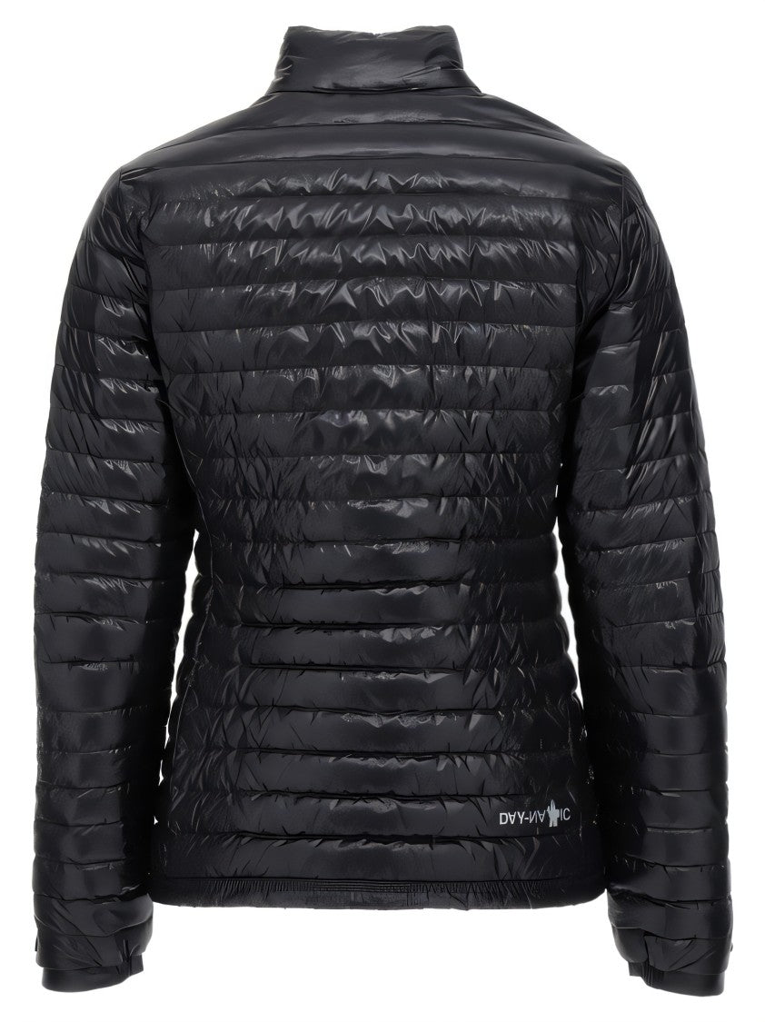 High Collar Quilted Down Coat