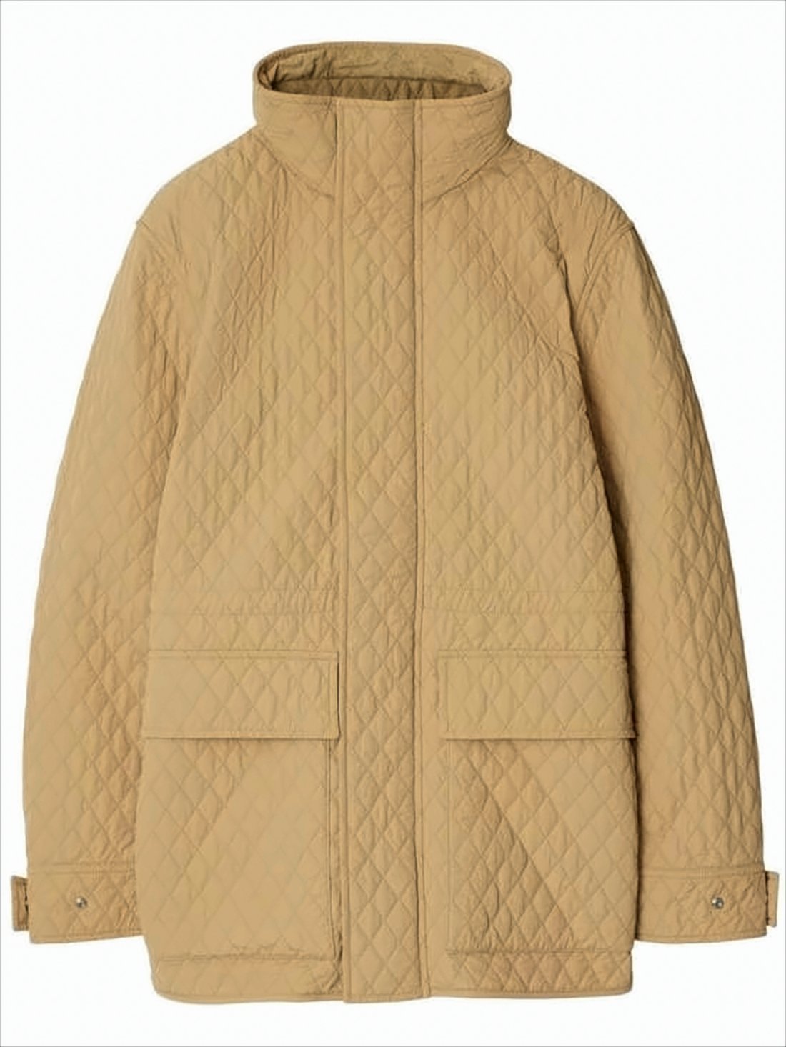 Quilted Jacket with Diamond Pattern