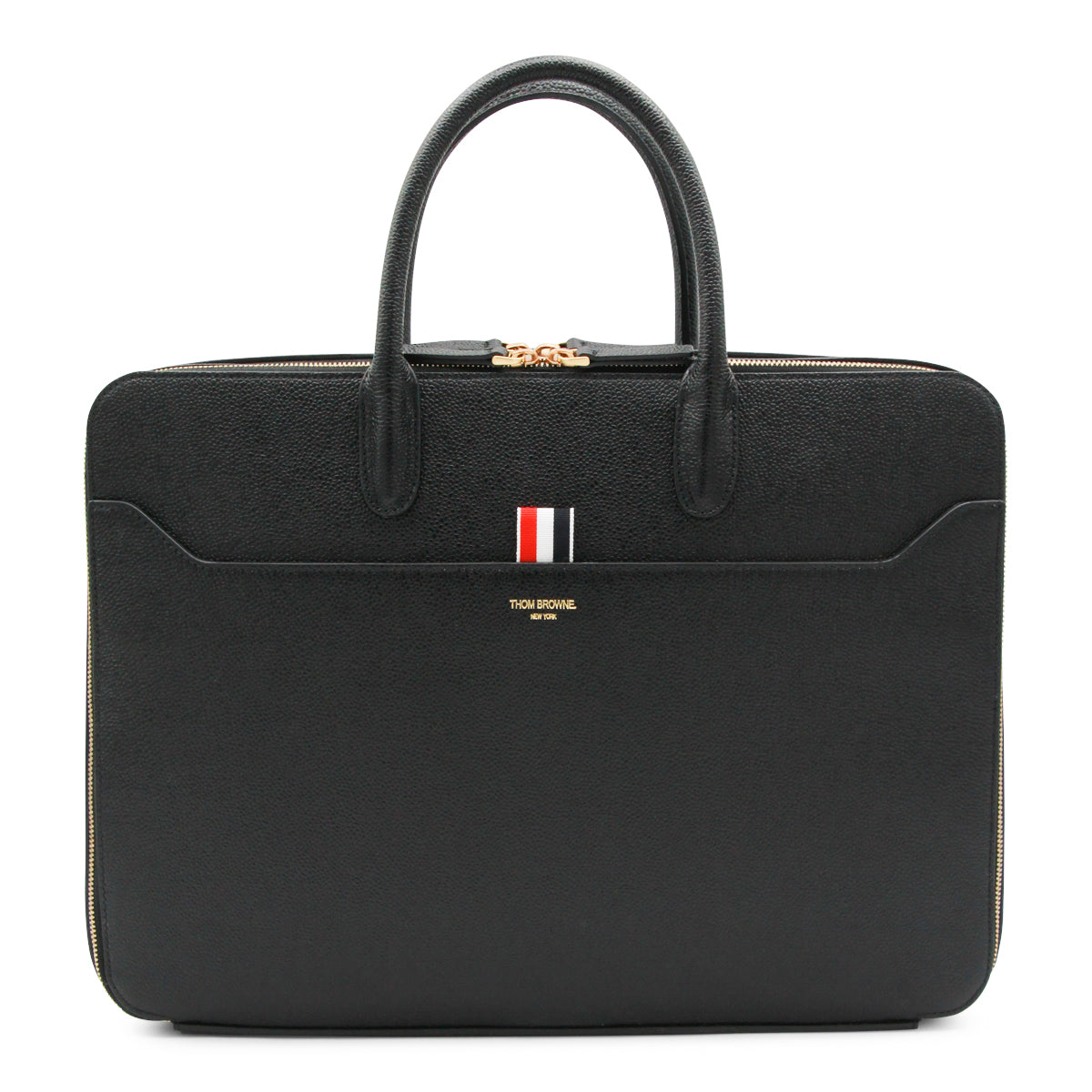 Black Top Handle Bag
