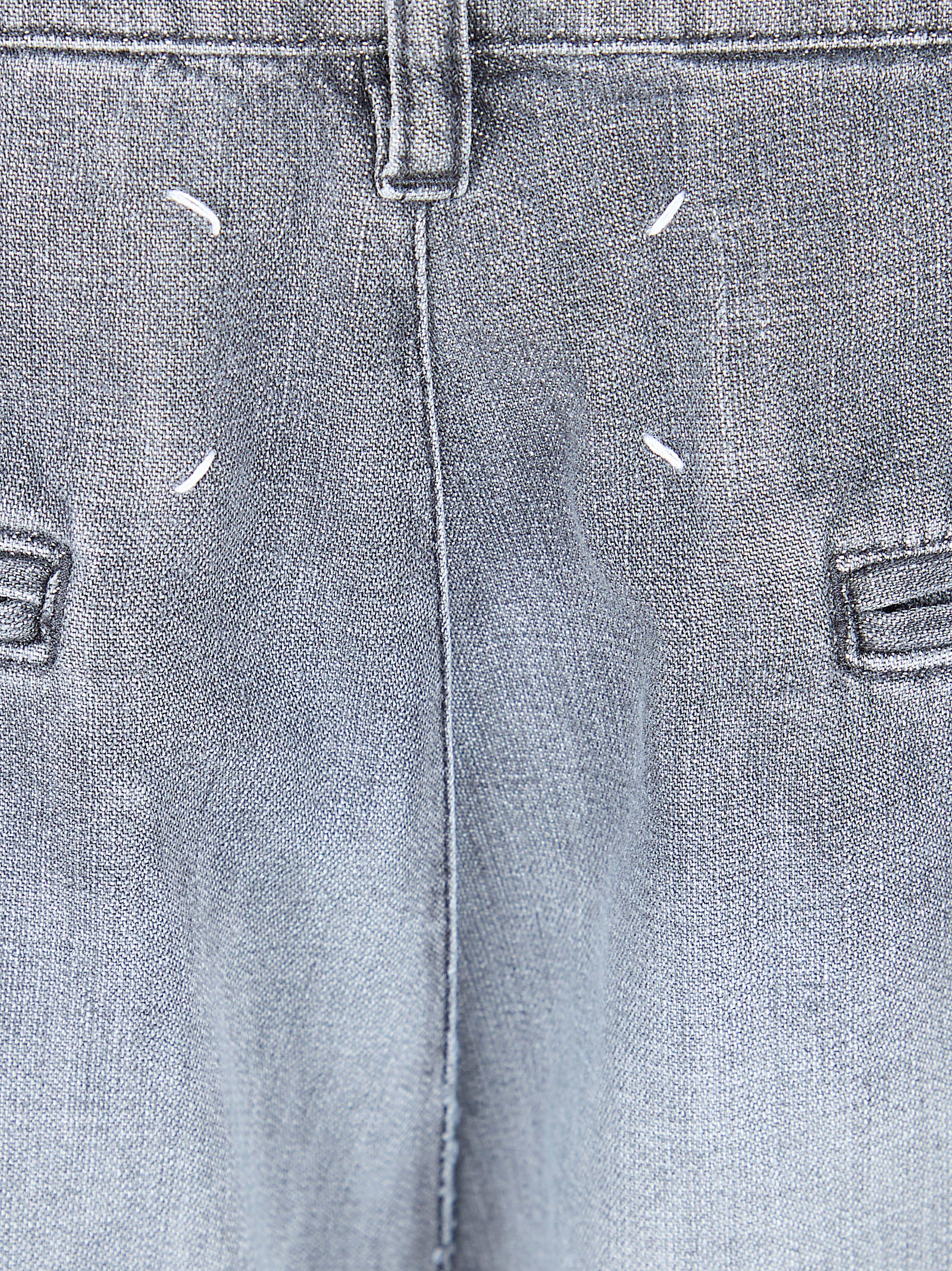 Straight-Leg Jeans with Sun-Faded Treatment