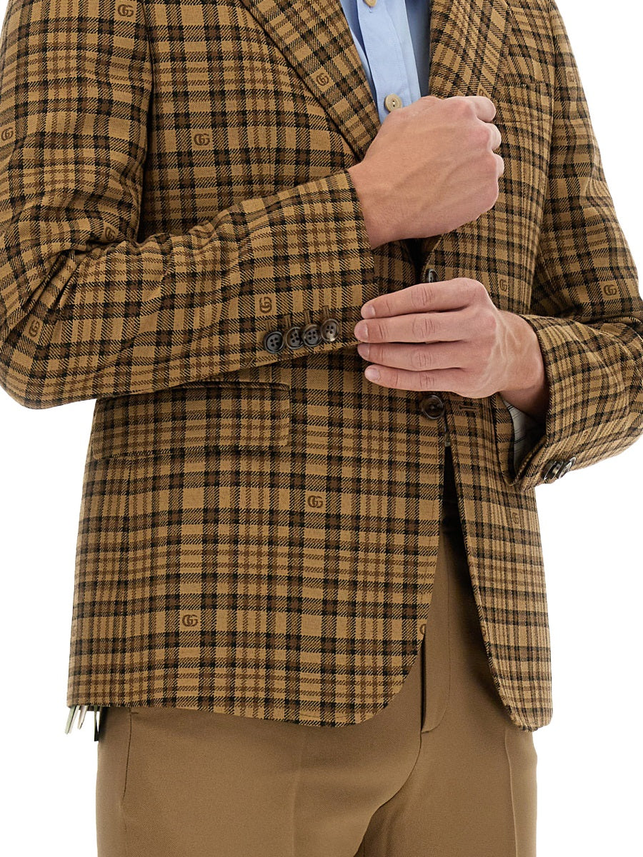 Tailored Jacket with Double G Monogram