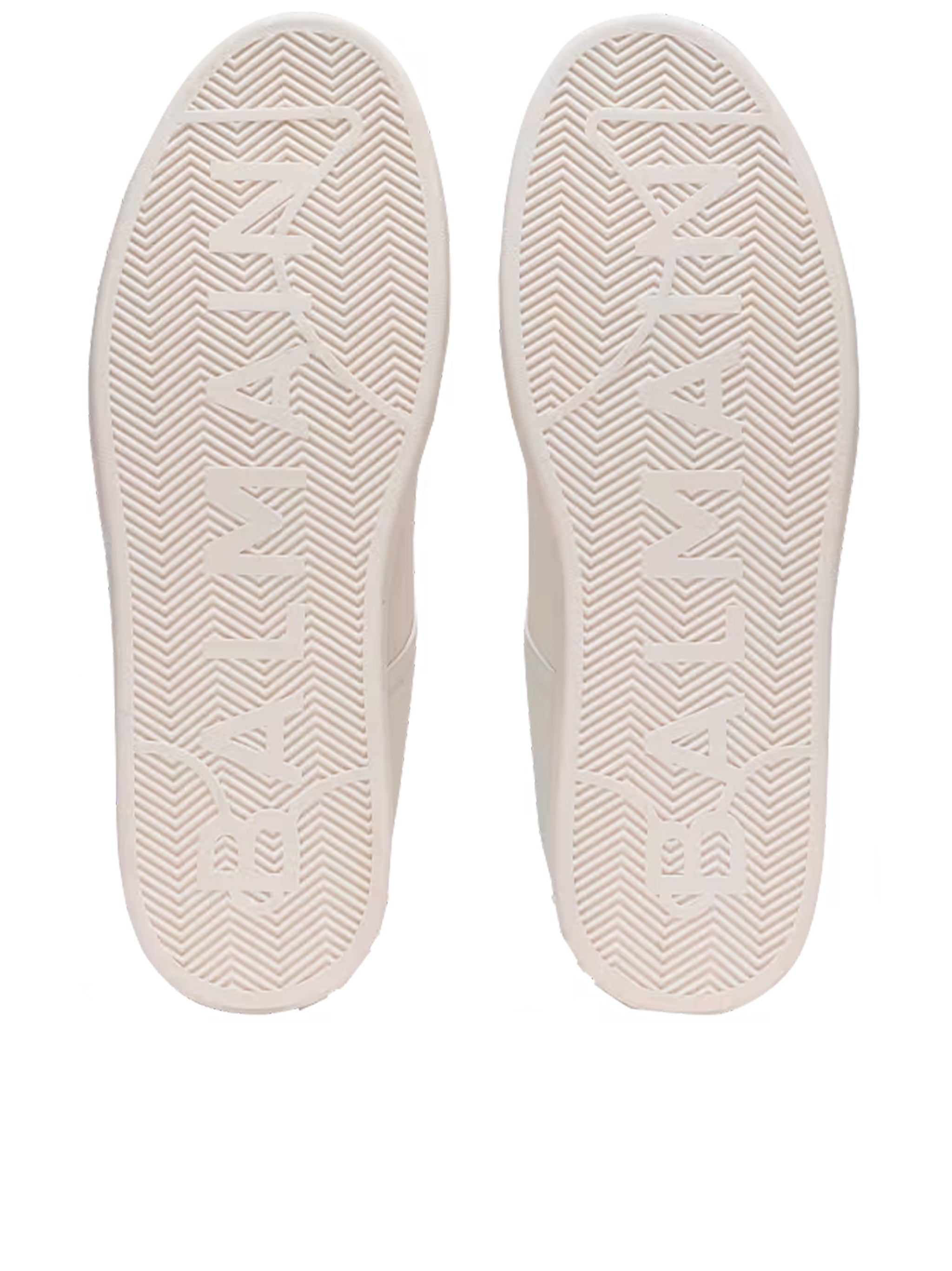 White Low Top Lace-Up Sneakers