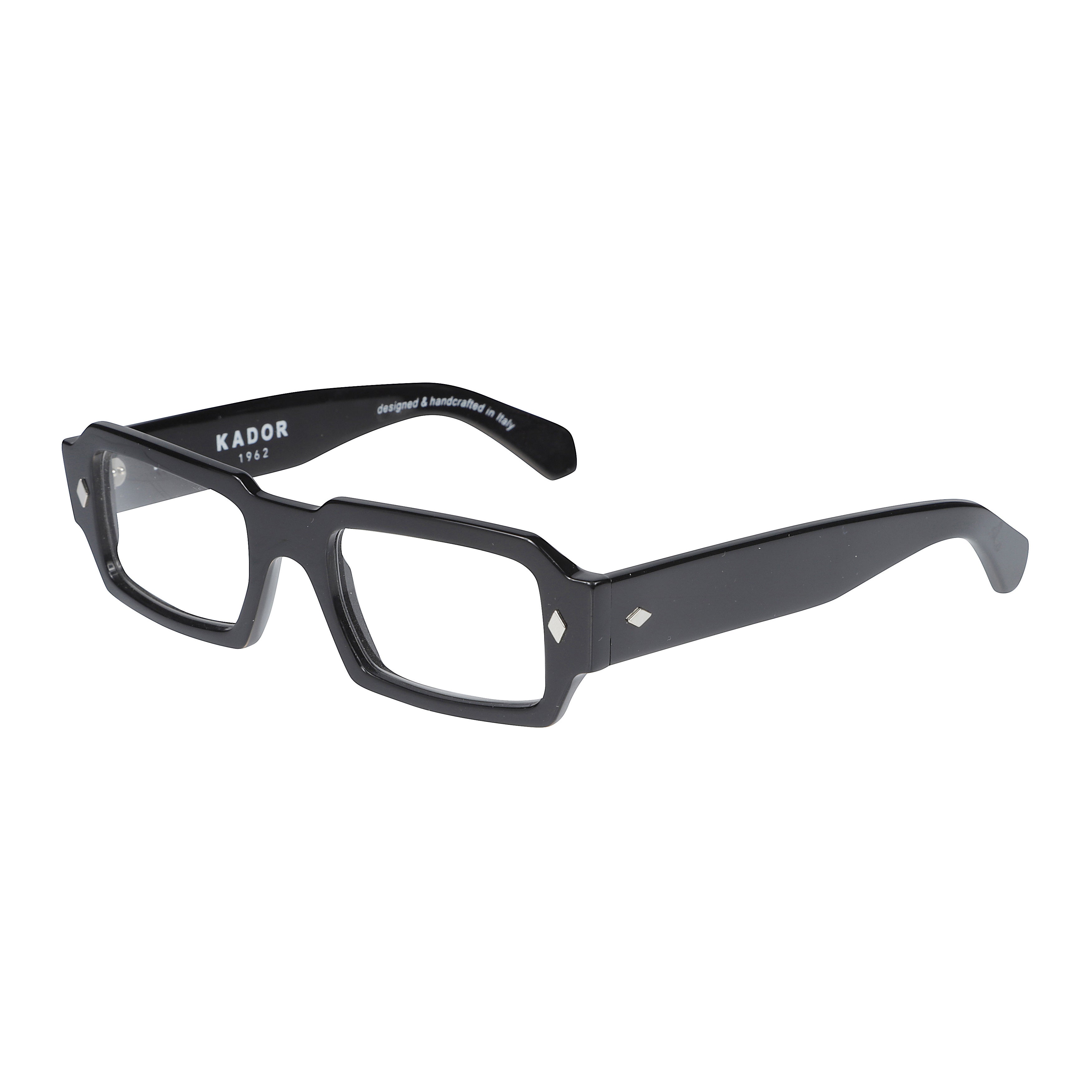 Rock Star Bold Rectangular Frame Sunglasses with Diamond Accents