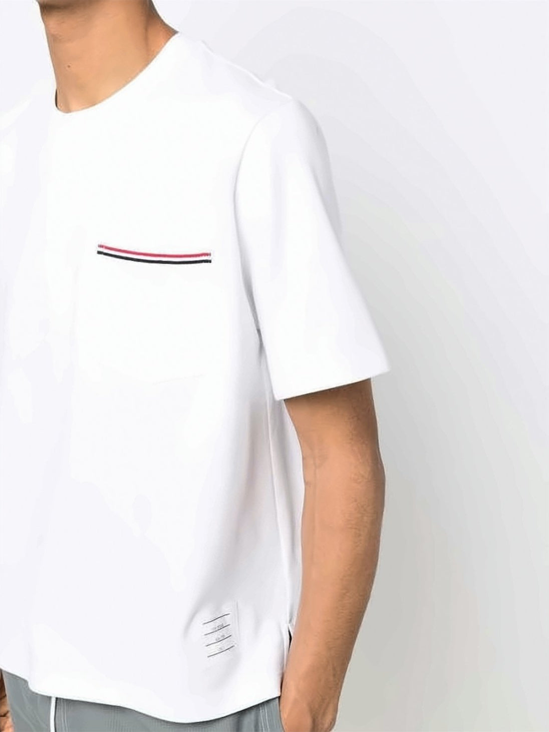 Short-Sleeved Boxy-Cut Cotton T-Shirt
