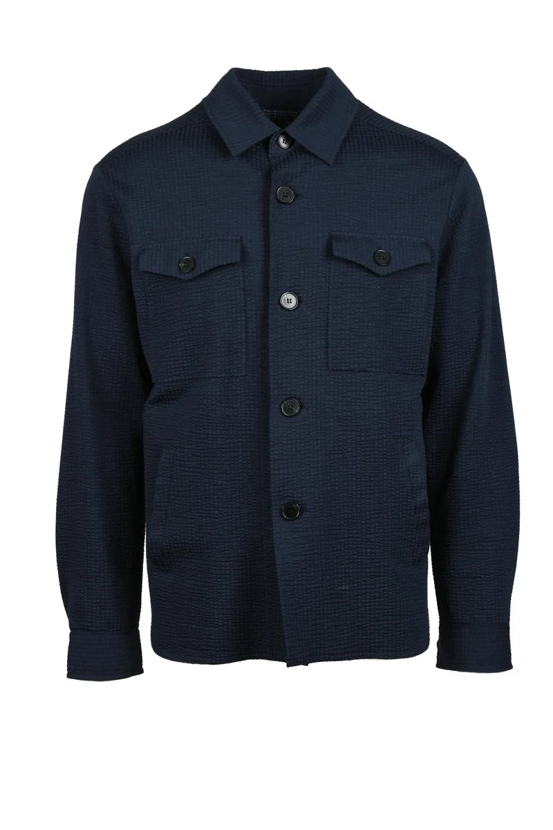 Cotton/Polyester Shirt - Midnight Blue