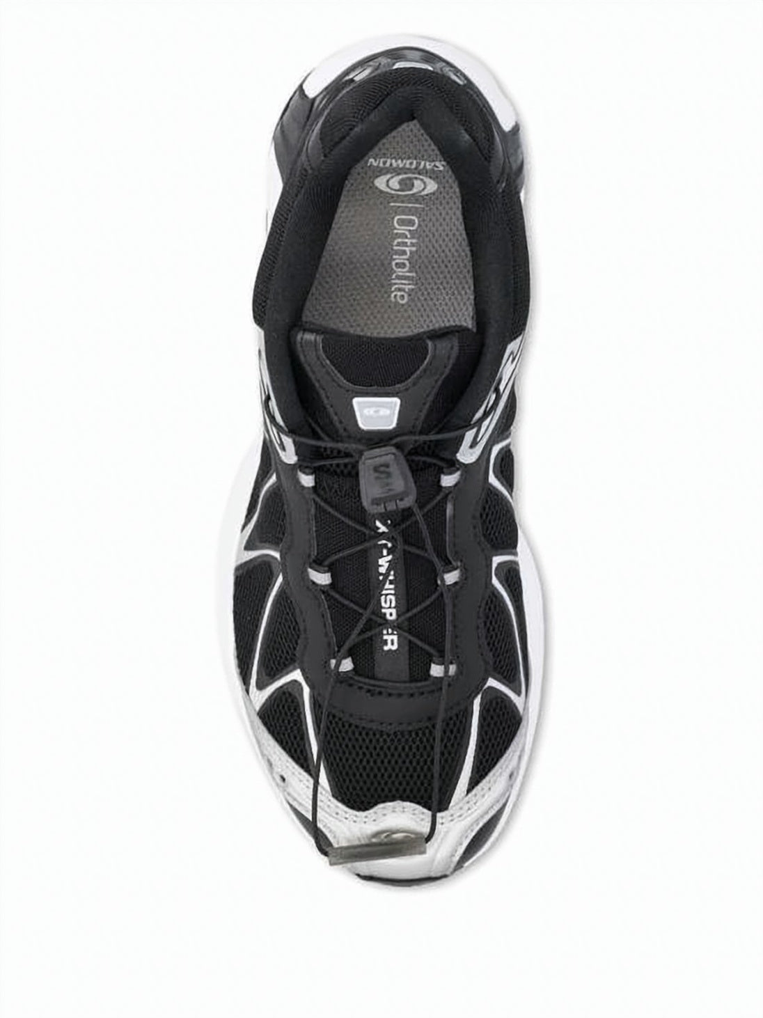 Dynamic Black Textile Sneakers