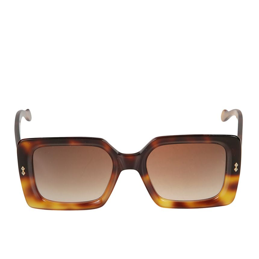 Kate Glamour Oversized Tortoiseshell Sunglasses with Gradient Brown Lenses