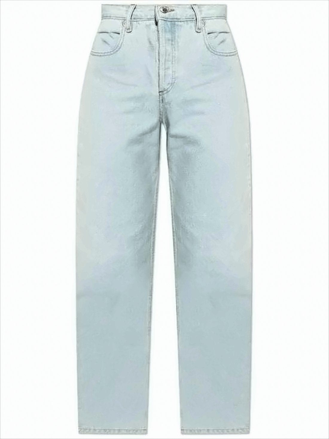 Classic Straight-Leg Denim Pants