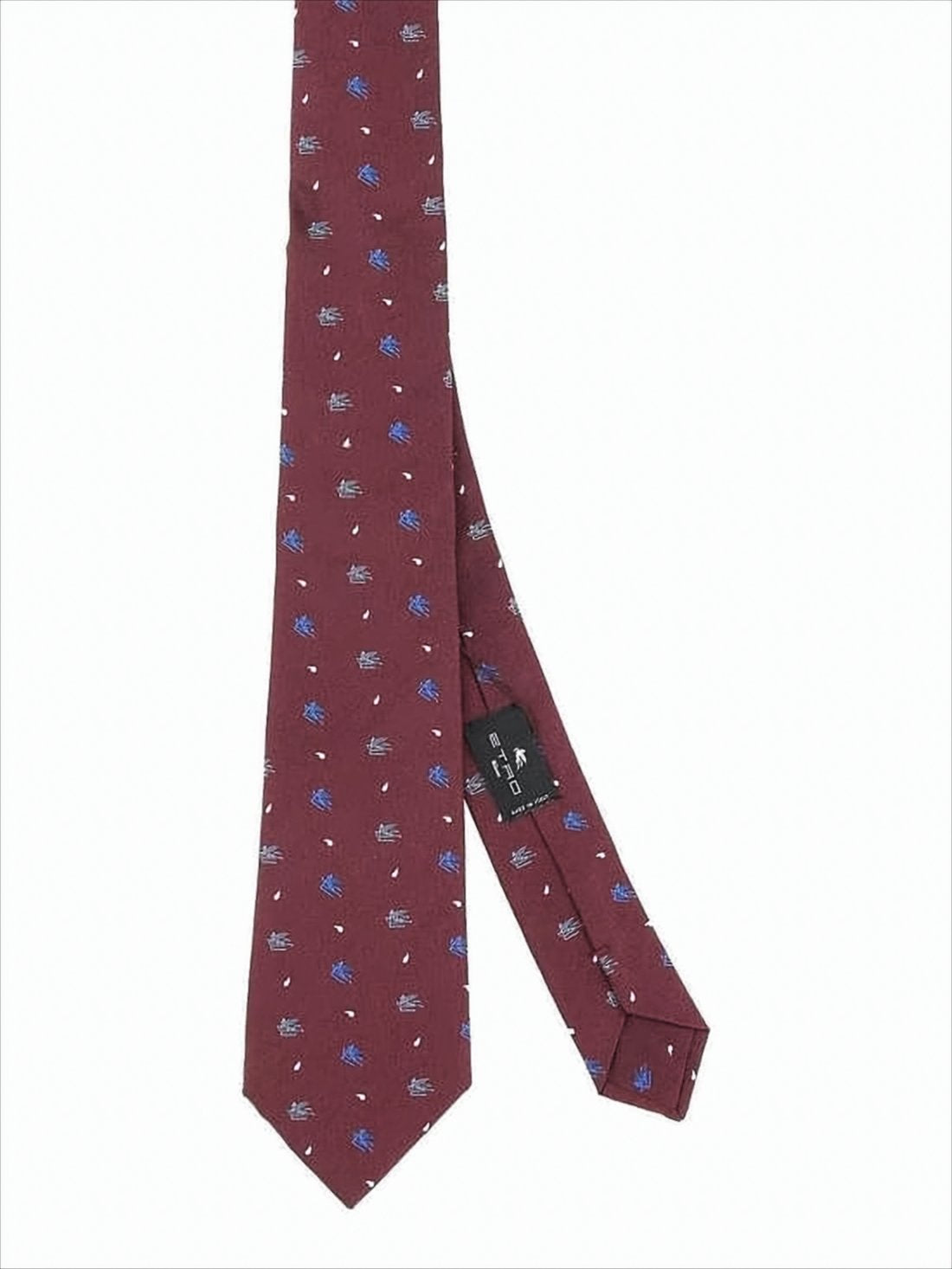 Silk Necktie with Subtle Motif
