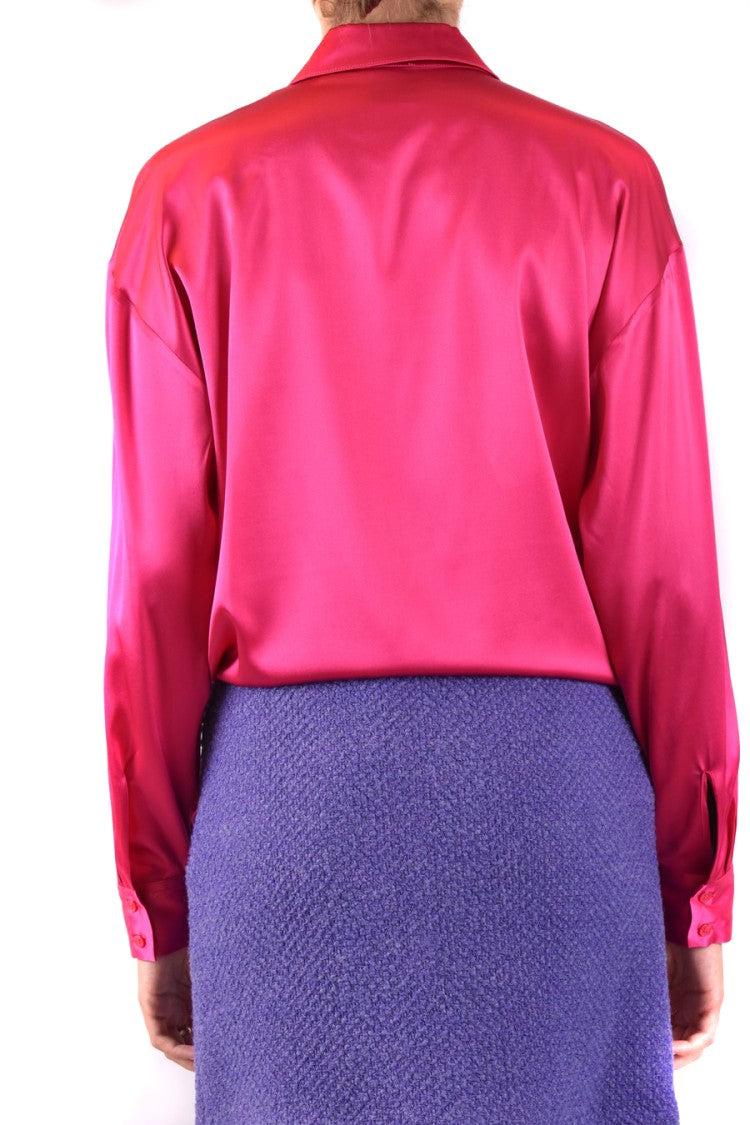 Silk Blend Fuchsia Shirt