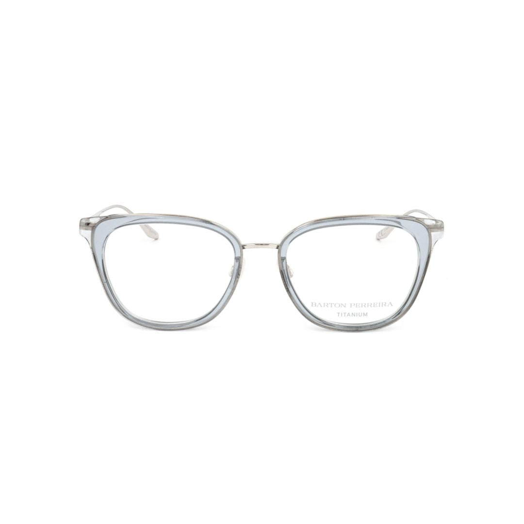 Bp5091 520jb Translucent Cat-Eye Eyeglasses with Minimalist Metal Temples
